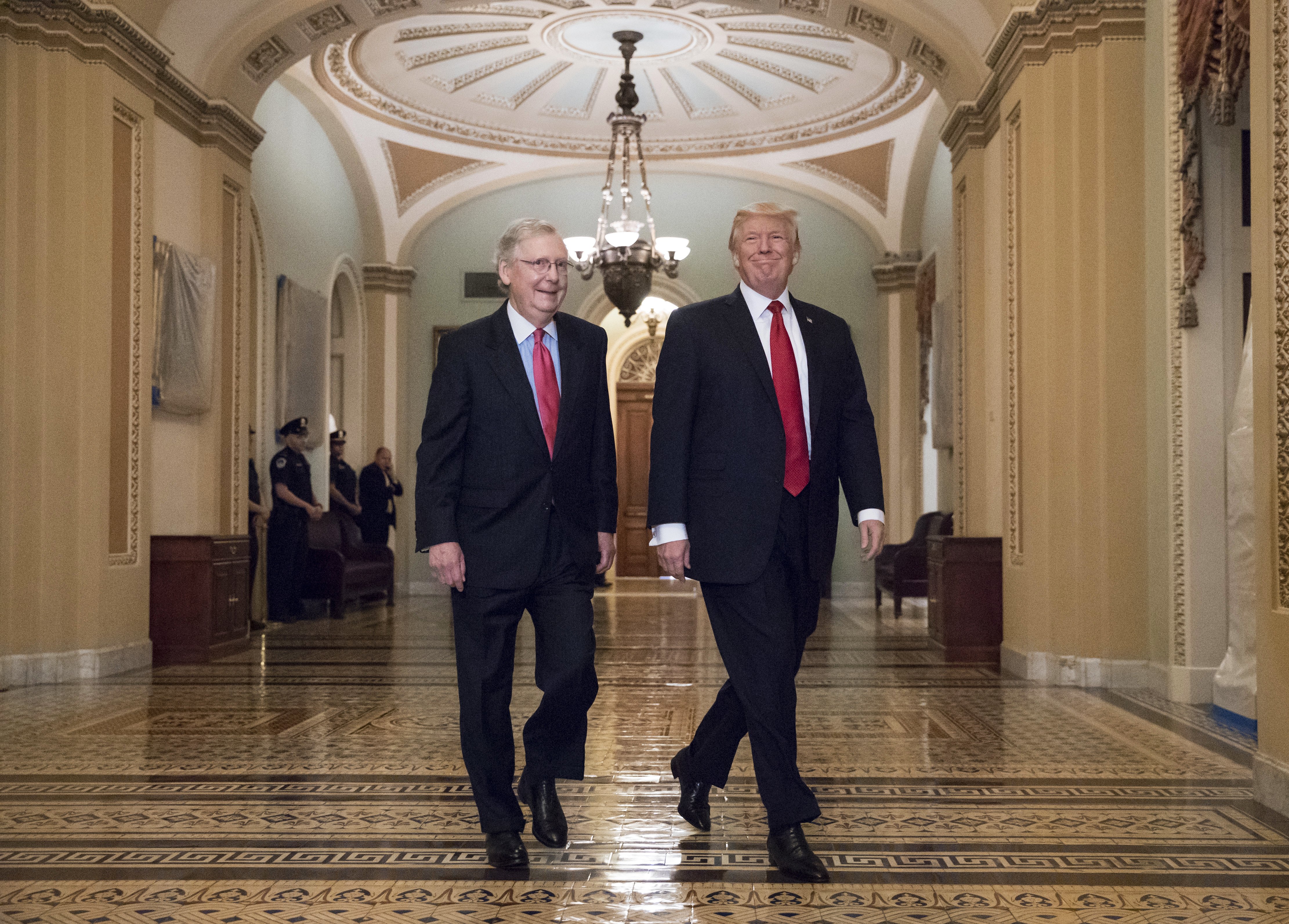 Donald Trump, Mitch McConnell