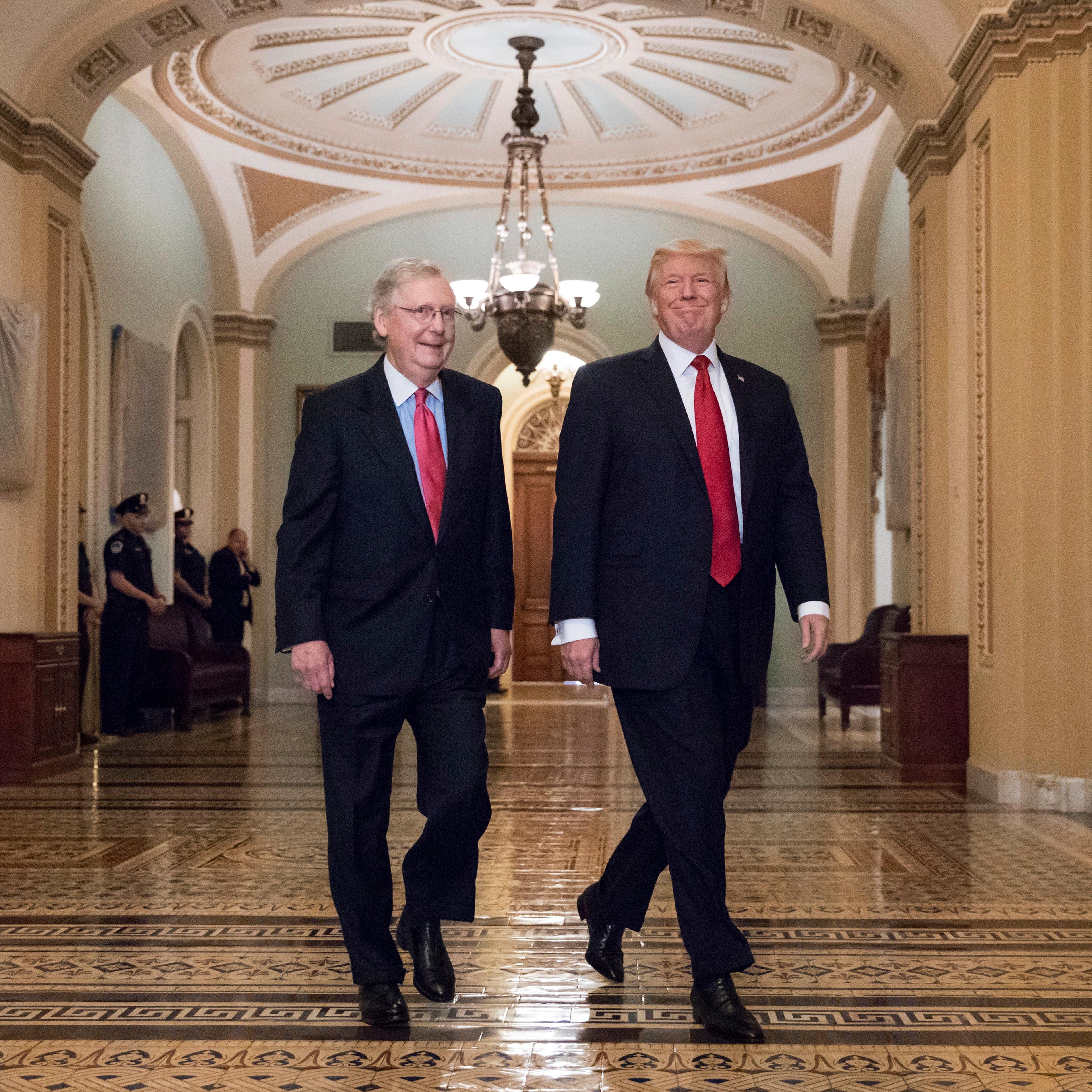 Donald Trump, Mitch McConnell
