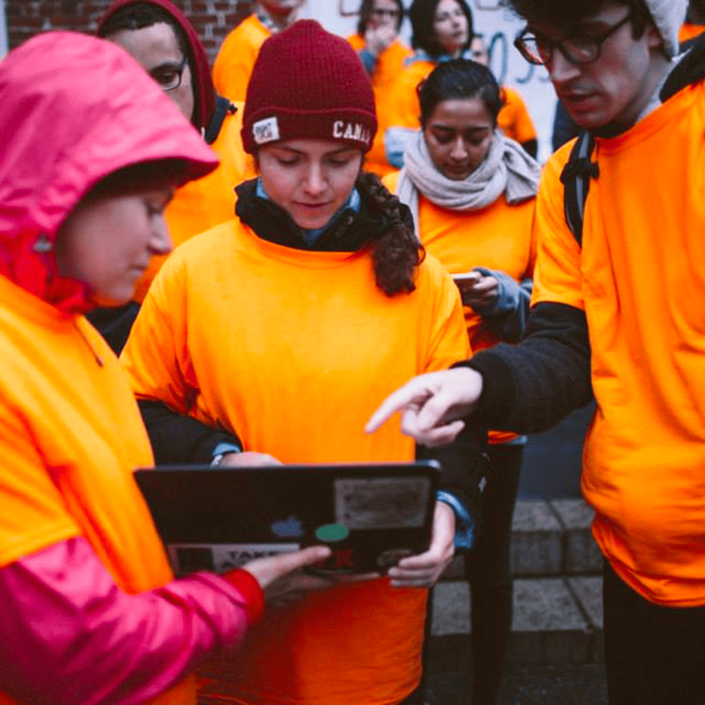Divest Harvard students protest in May 2014.