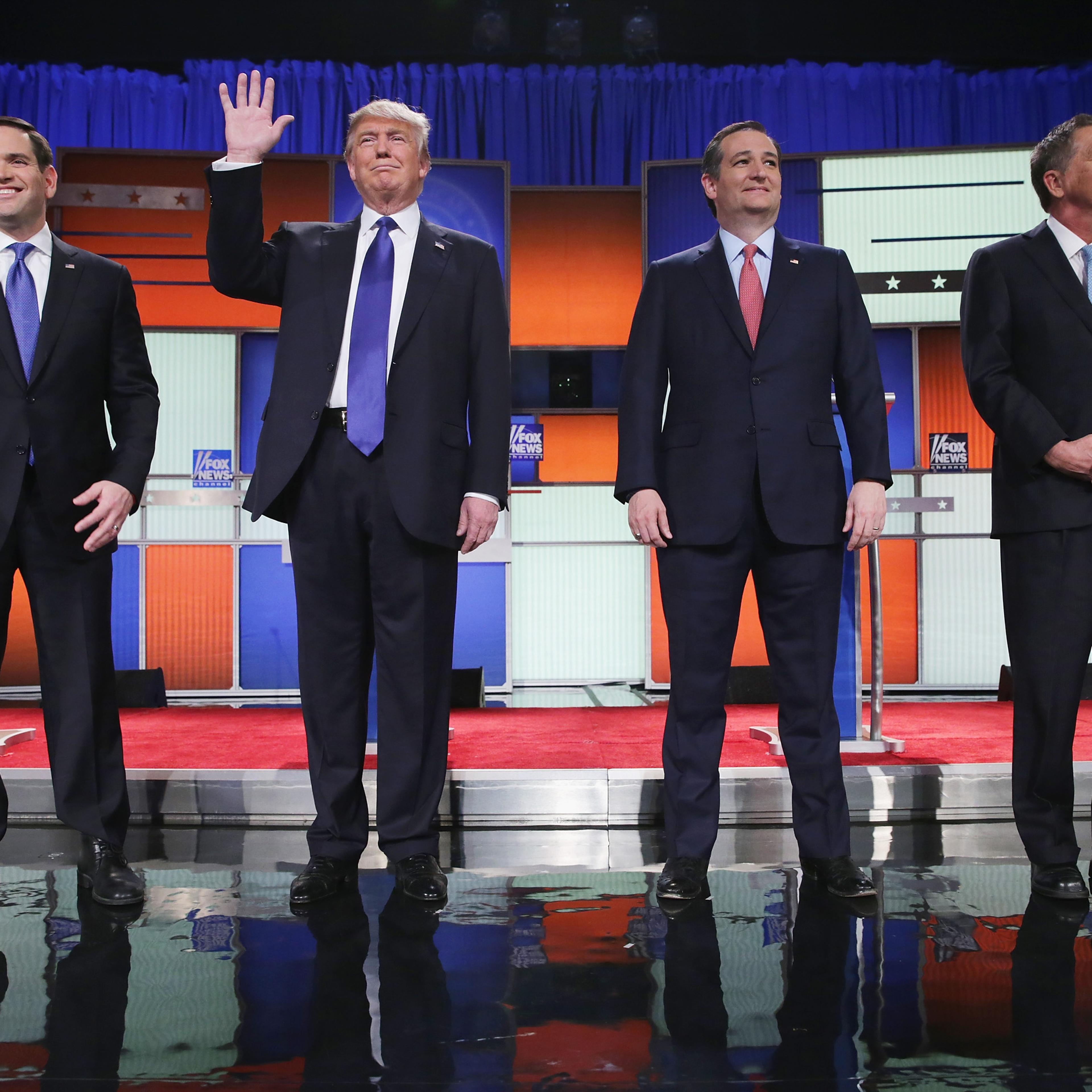 GOP Presidential Candidates Debate In Detroit