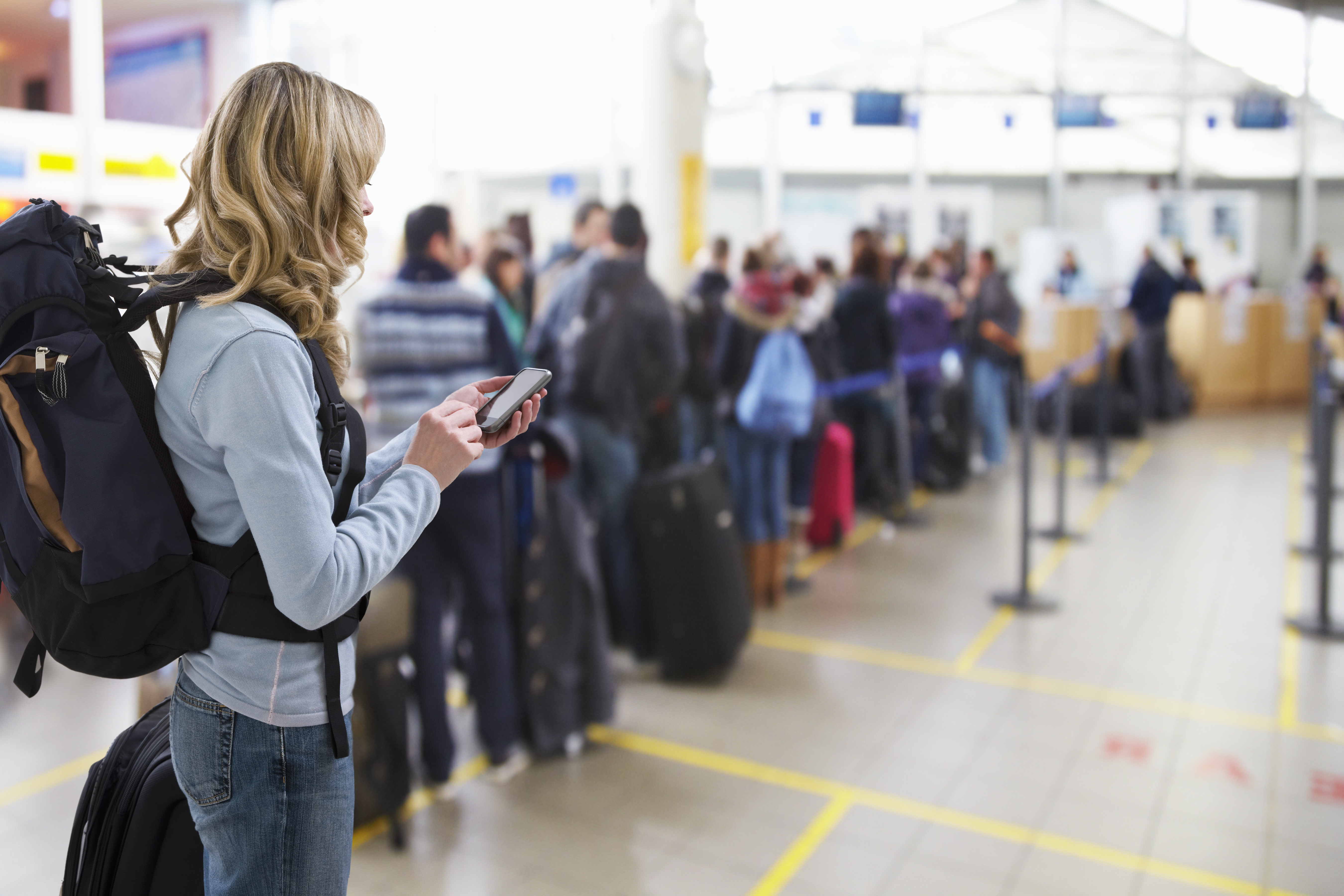 woman-in-line-airport