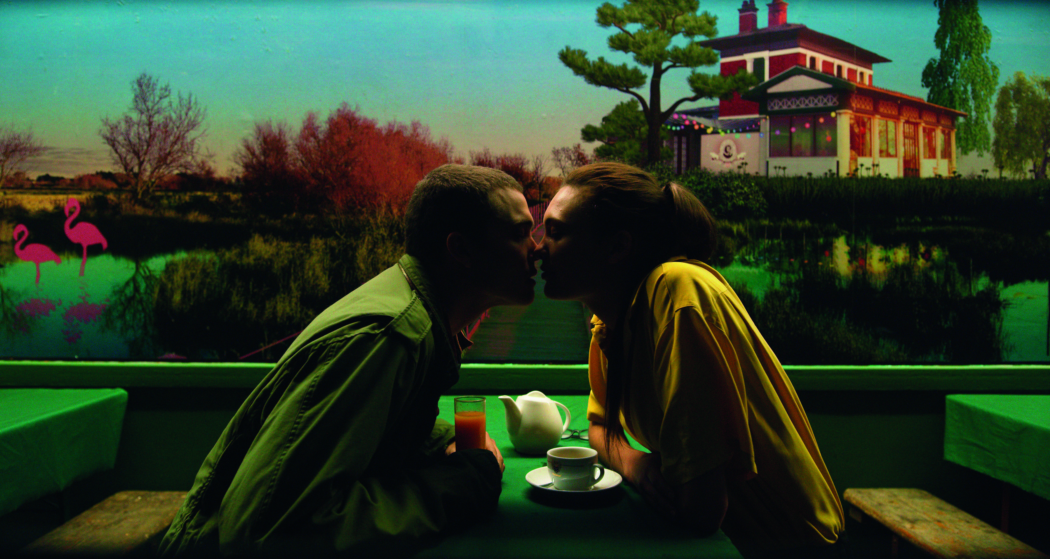 Karl Glusman as Murphy and Aomi Muyock as Electra in Alchemy’s LOVE.