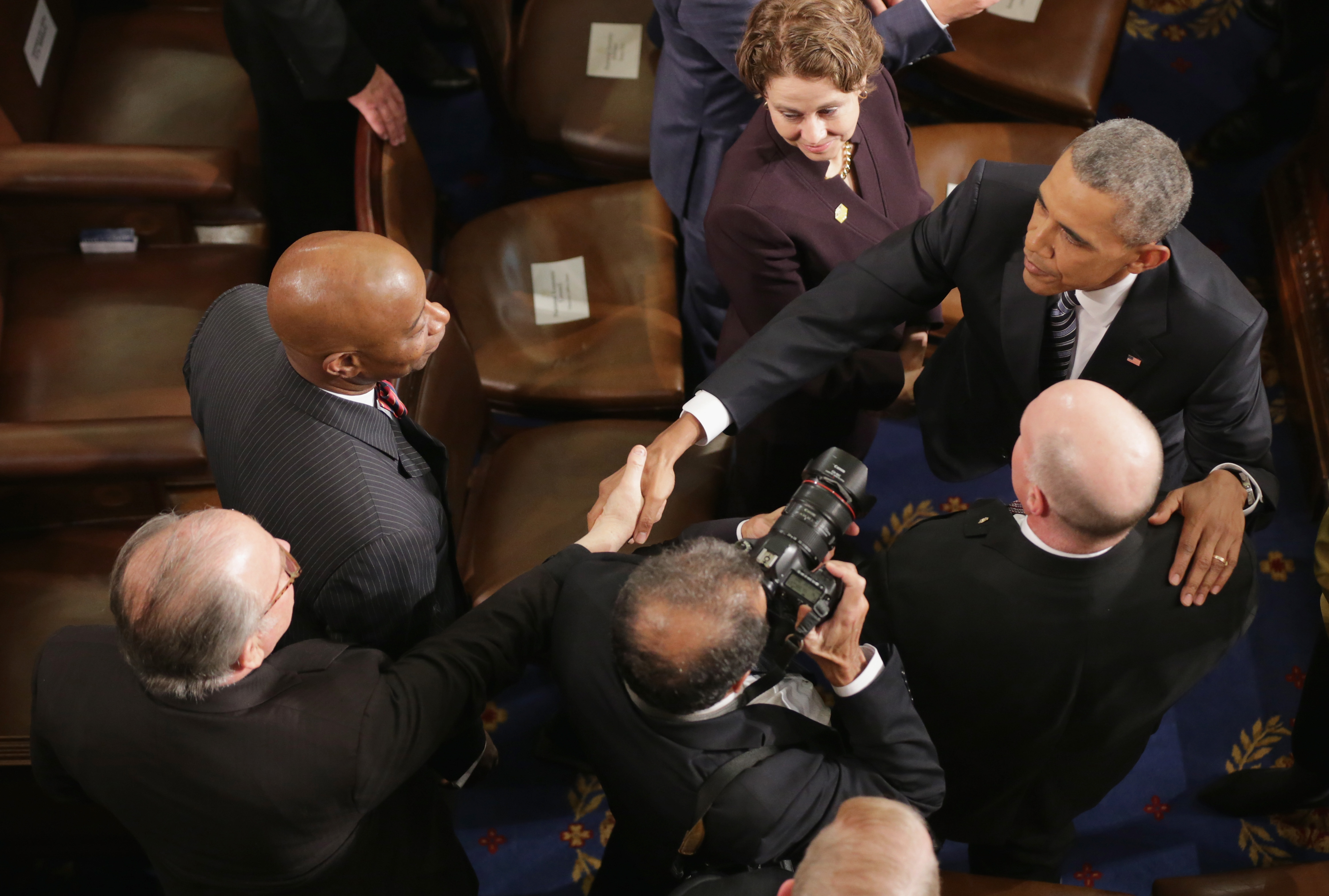 President Obama Delivers His Last State Of The Union Address To Joint Session Of Congress