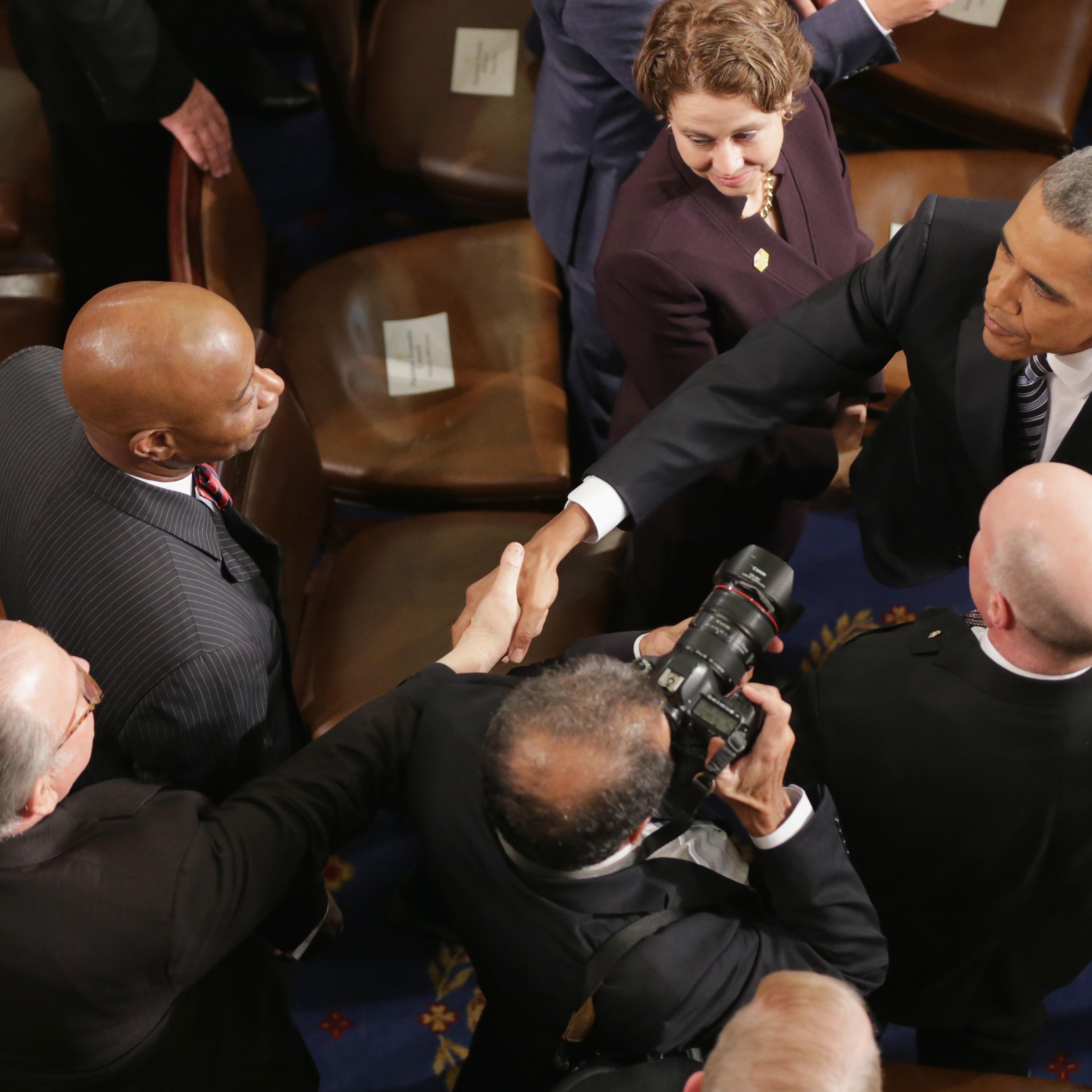 President Obama Delivers His Last State Of The Union Address To Joint Session Of Congress
