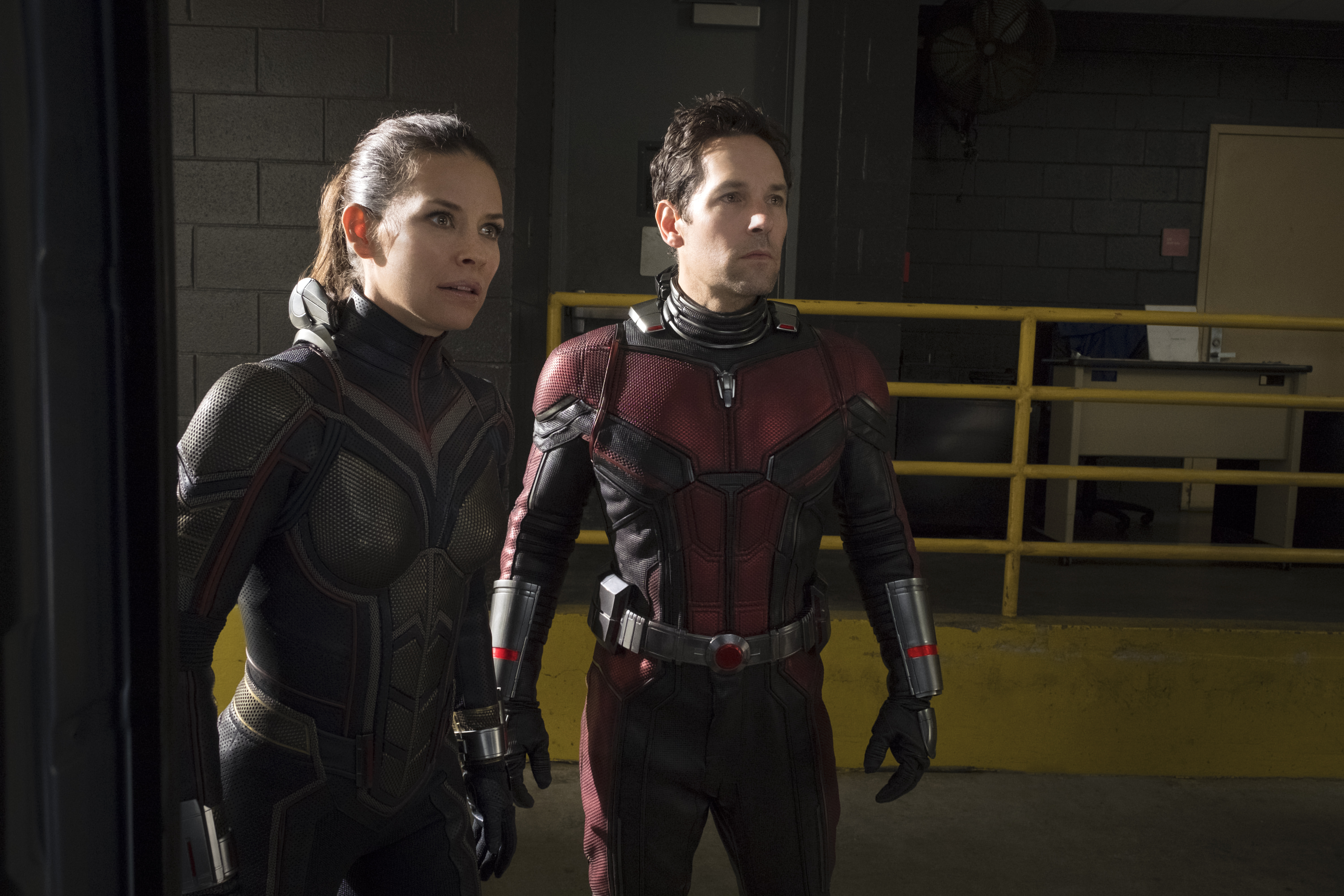 Paul Rudd and Evangeline Lilly in Marvel's new Ant-Man and the Wasp