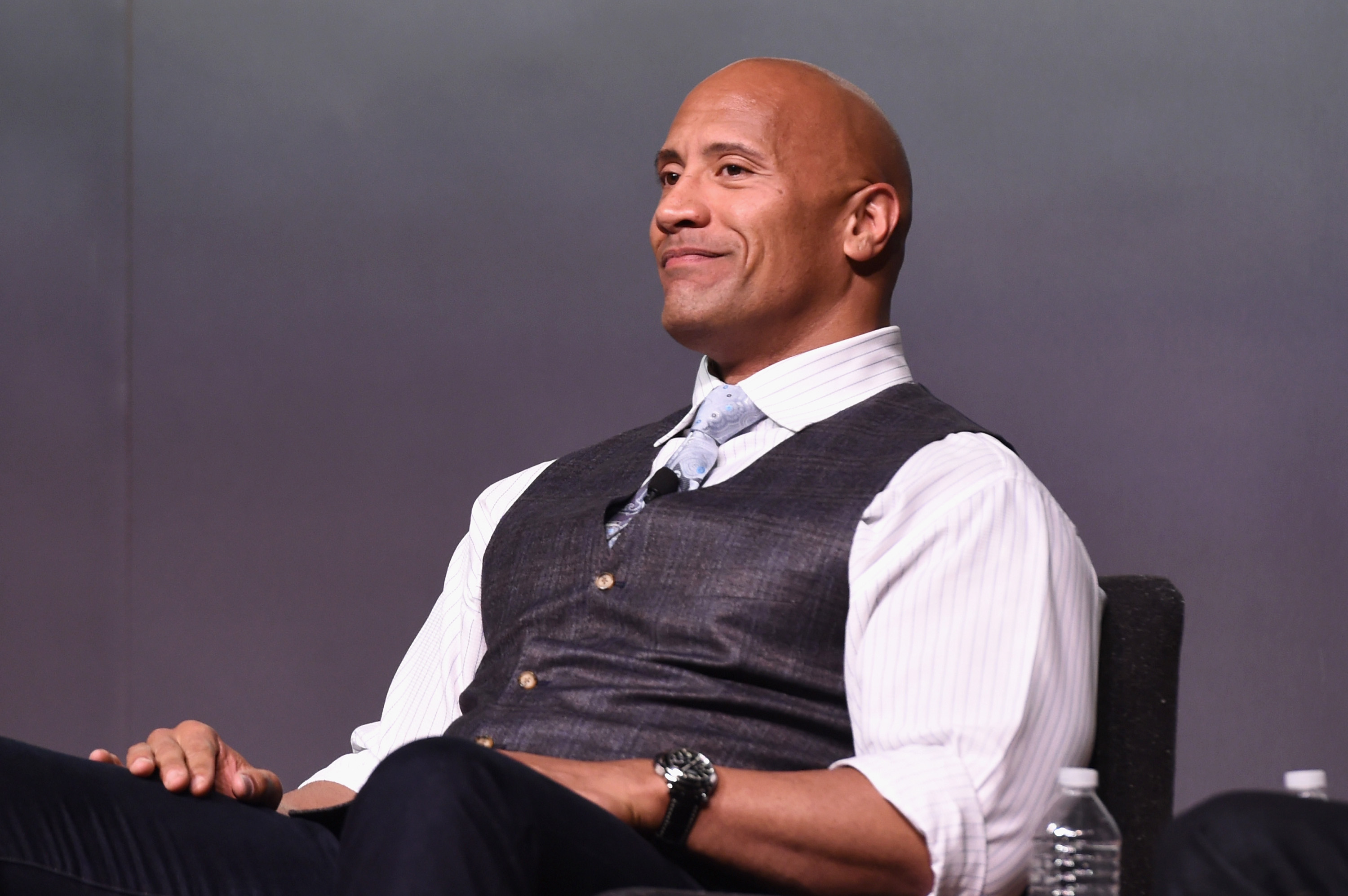 Dwayne "The Rock" Johnson during the Fast Company Innovation Festival in New York City on Nov. 9, 2015.