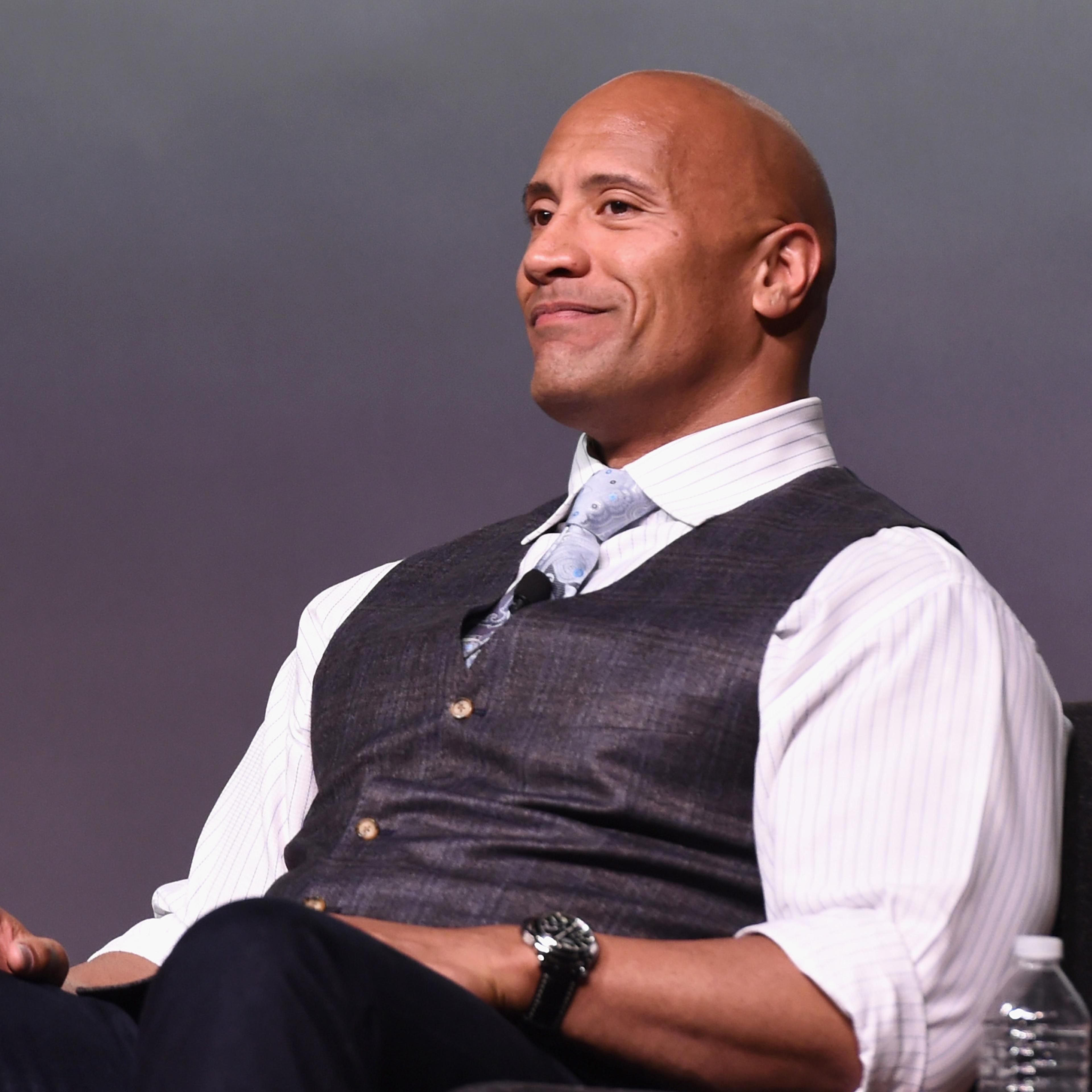 Dwayne "The Rock" Johnson during the Fast Company Innovation Festival in New York City on Nov. 9, 2015.