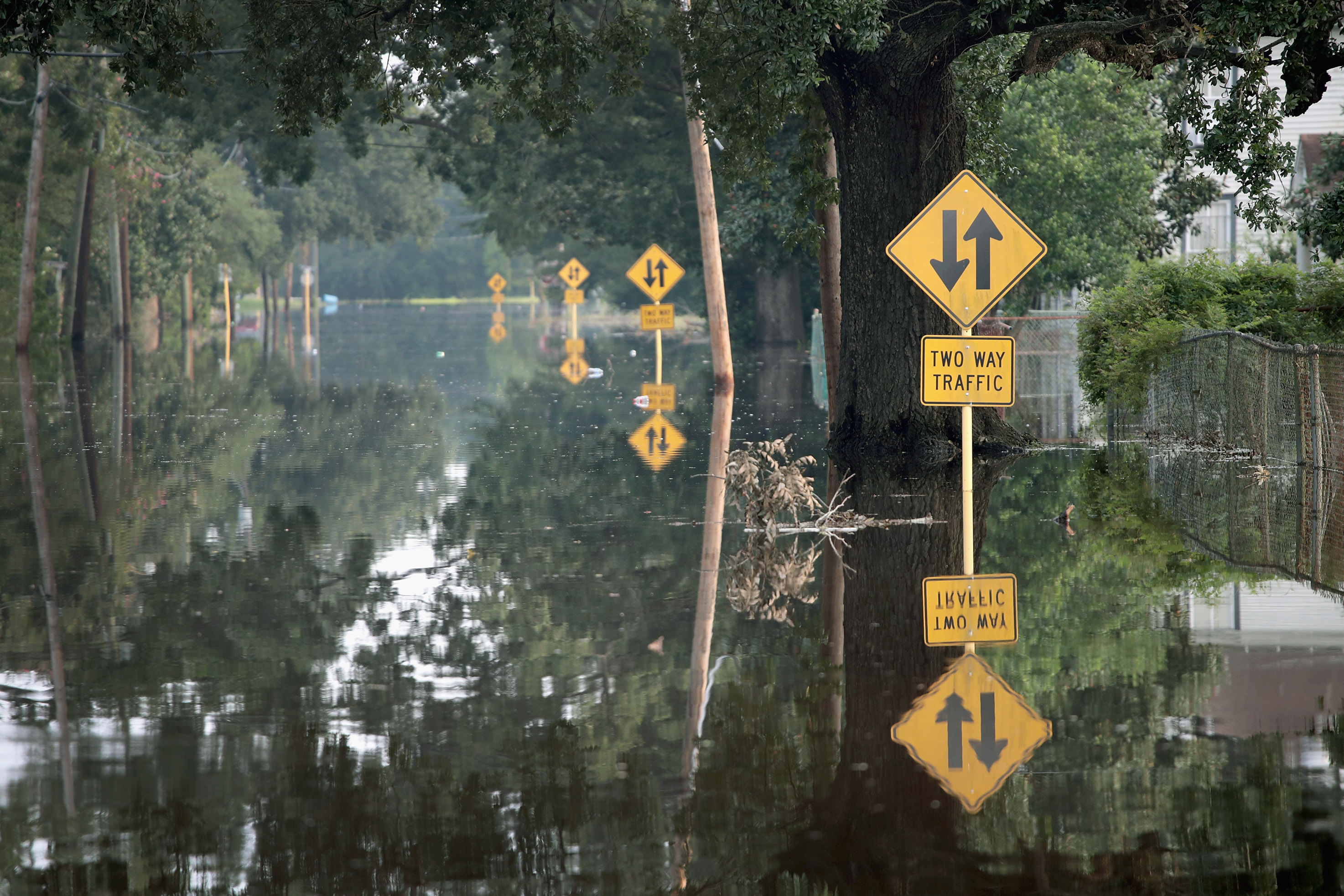 Southeast Texas Inundated After Harvey Makes Second Pass Over The Region