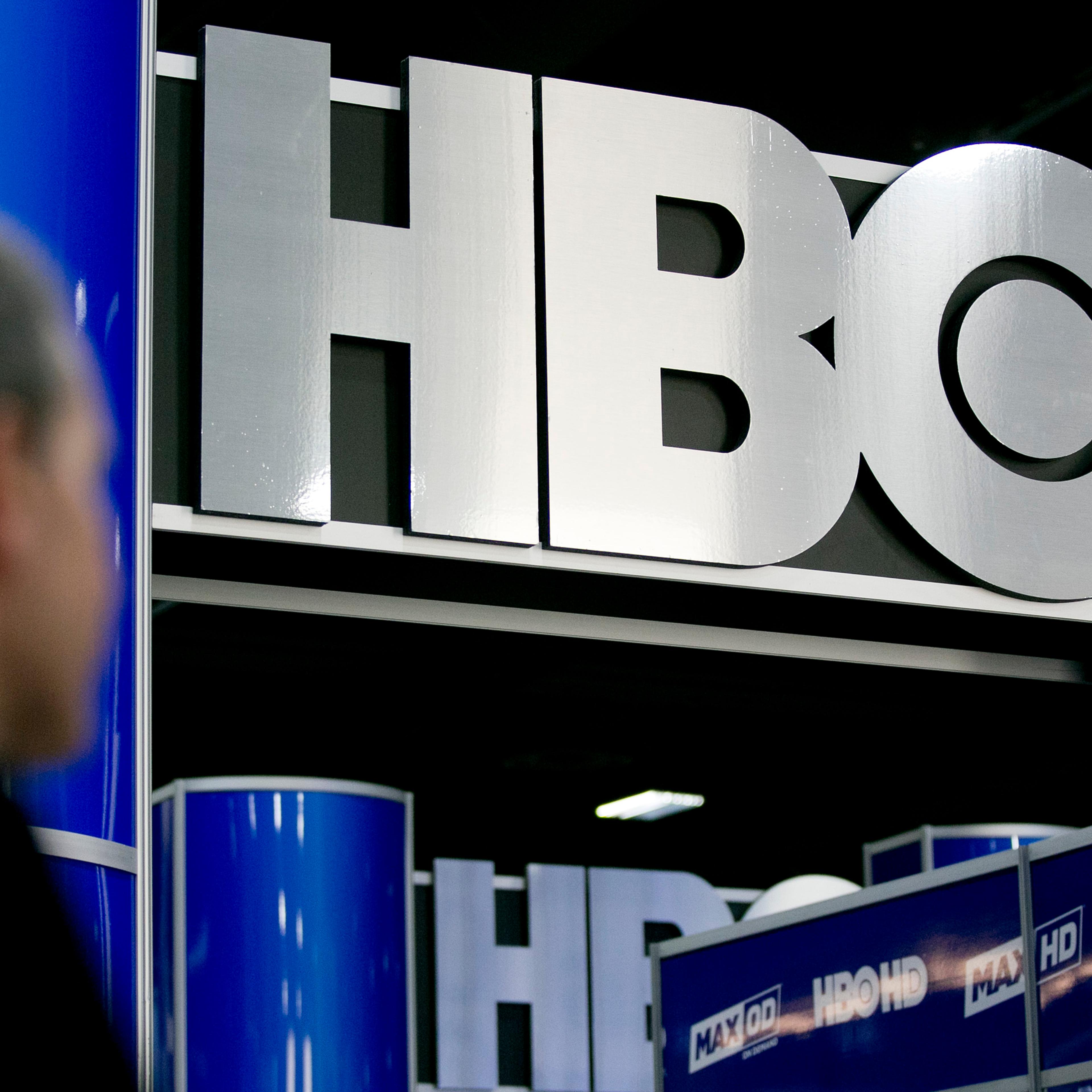 The logo of Home Box Office Inc. (HBO) is seen on the exhibit floor during the National Cable and Telecommunications Association (NCTA) Cable Show in Washington on June 11, 2013.