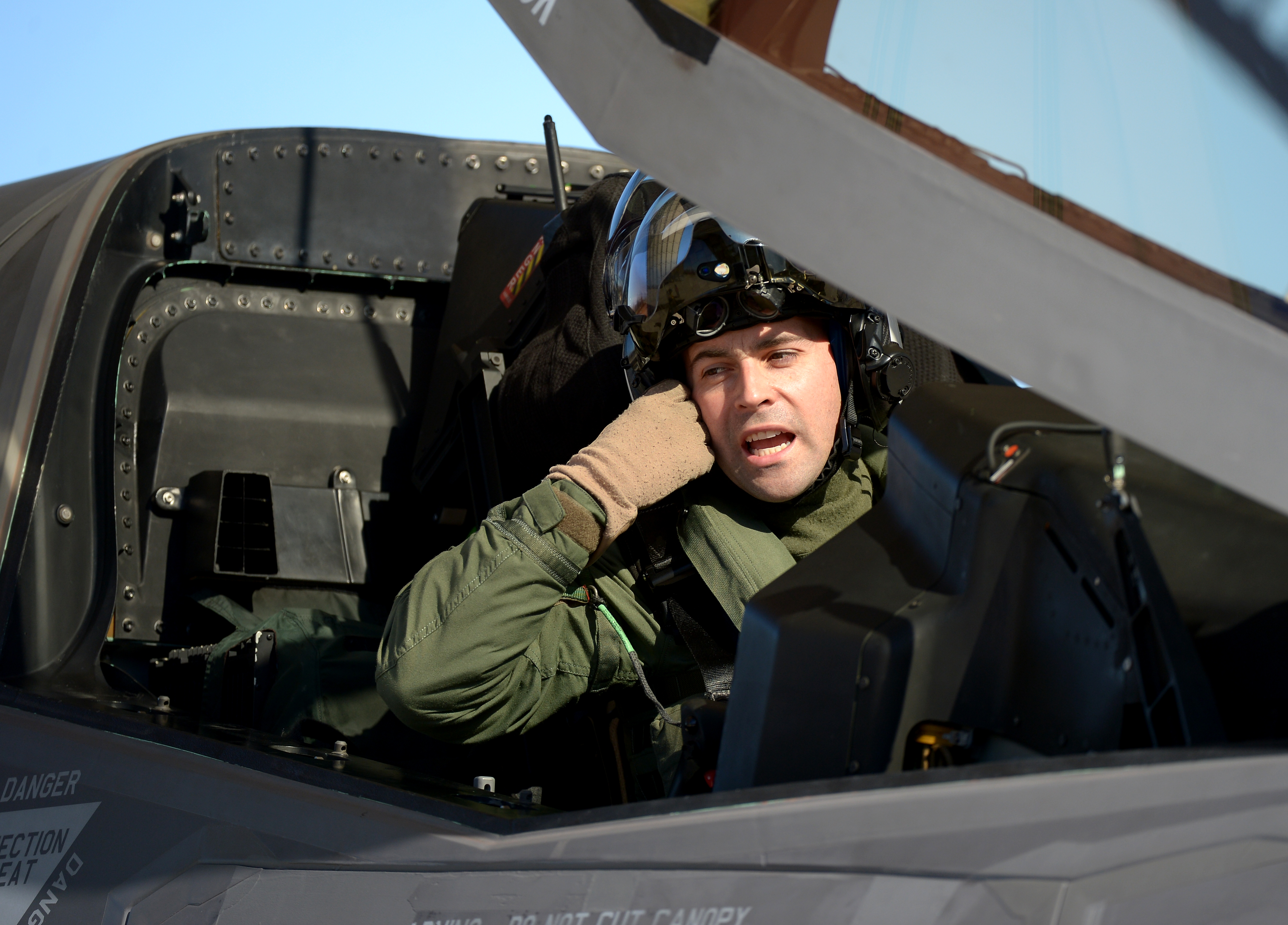 The Joint Strike Fighter F-35 is undergoing flight tests and evaluations at Naval Air Station  Patuxent River, Md