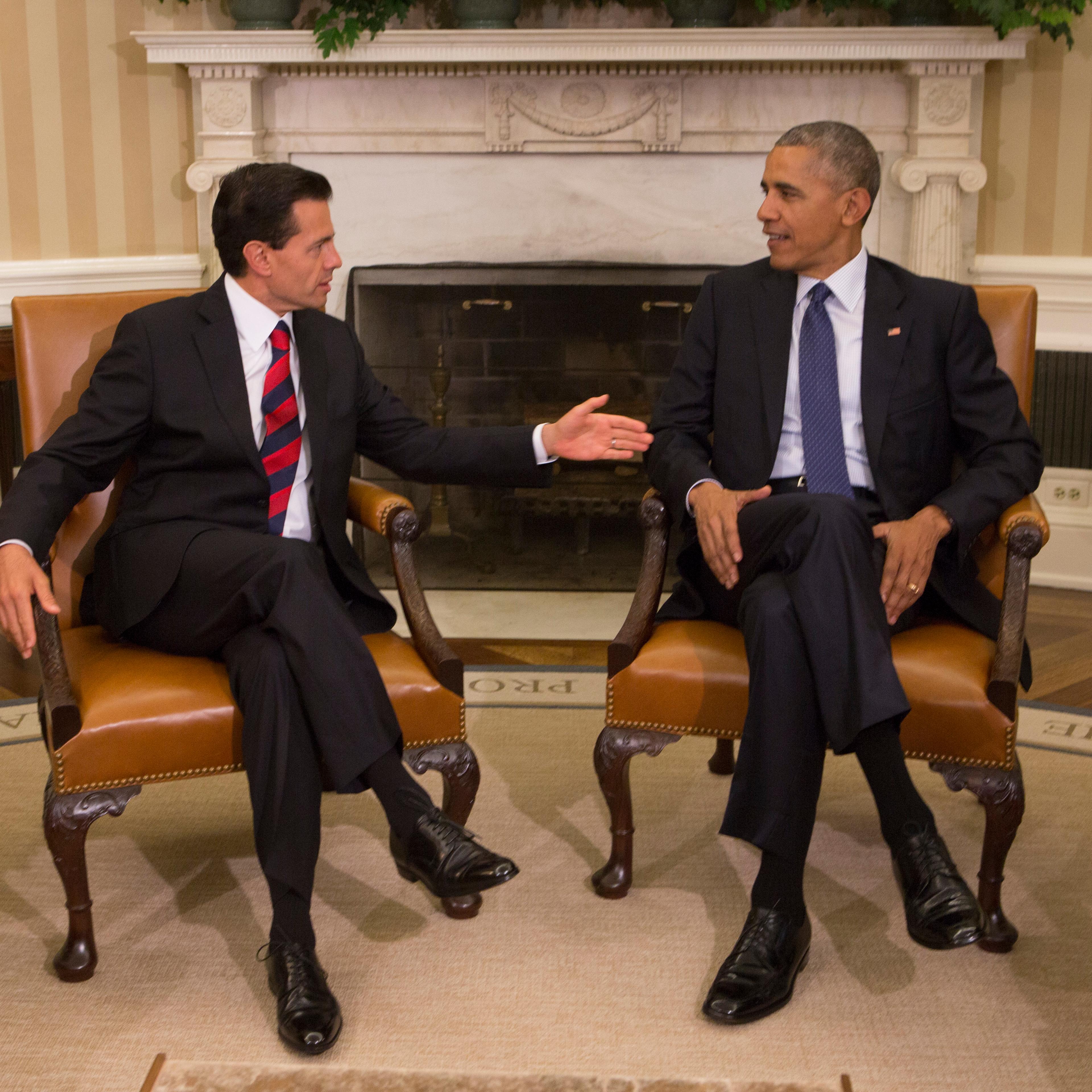 President Obama Holds News Conference With Mexican President Enrique Pena Nieto