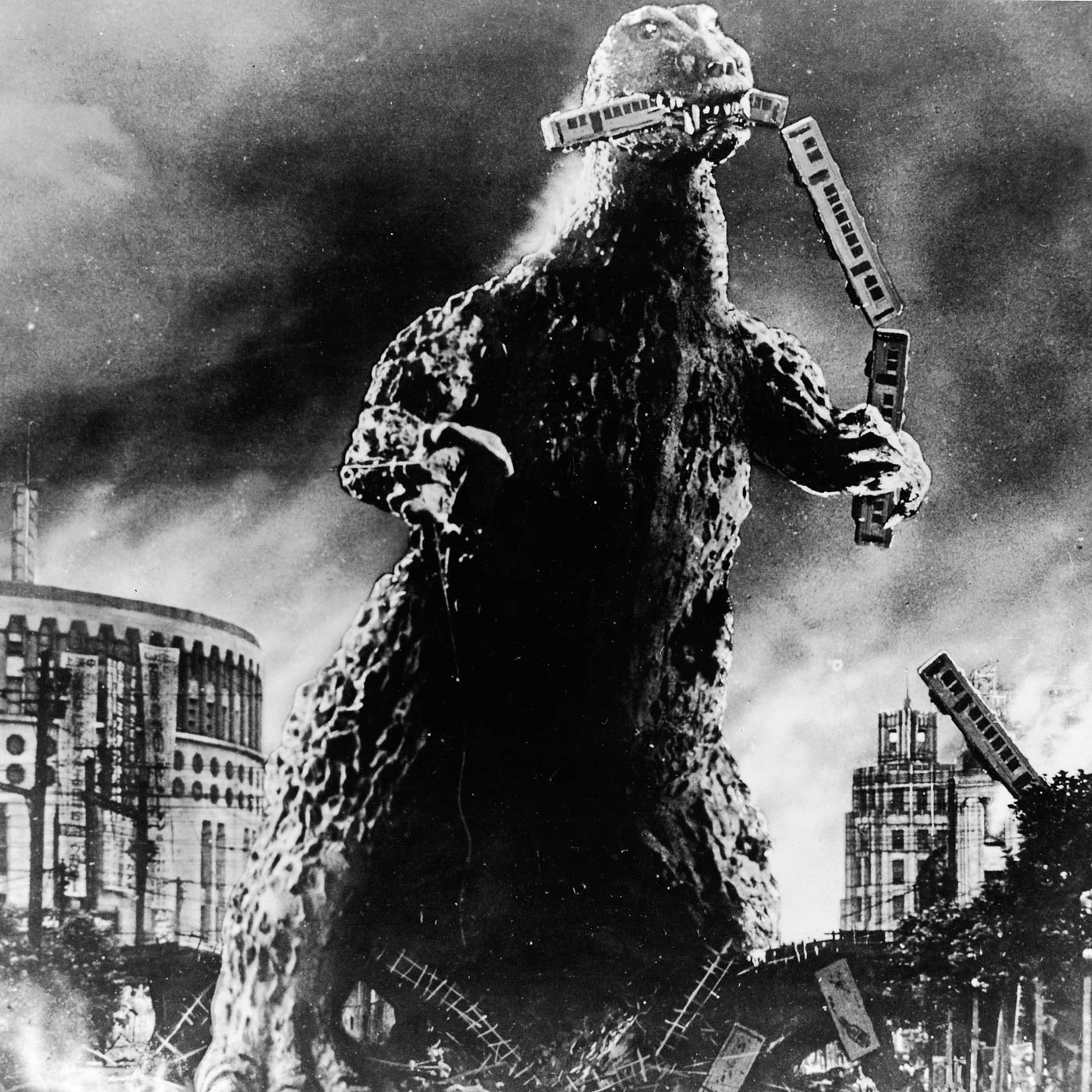 Godzilla Eats A Commuter Train