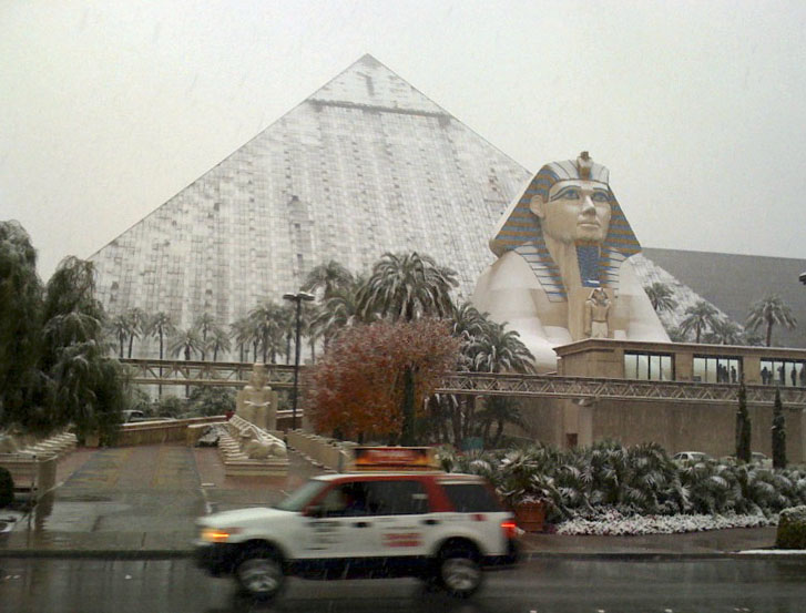 New Years Snow-Vegas