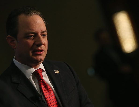 DNC Chairman Reince Priebus participates in a Politico Playbook breakfast forum, May 6, 2016 in Washington, DC.