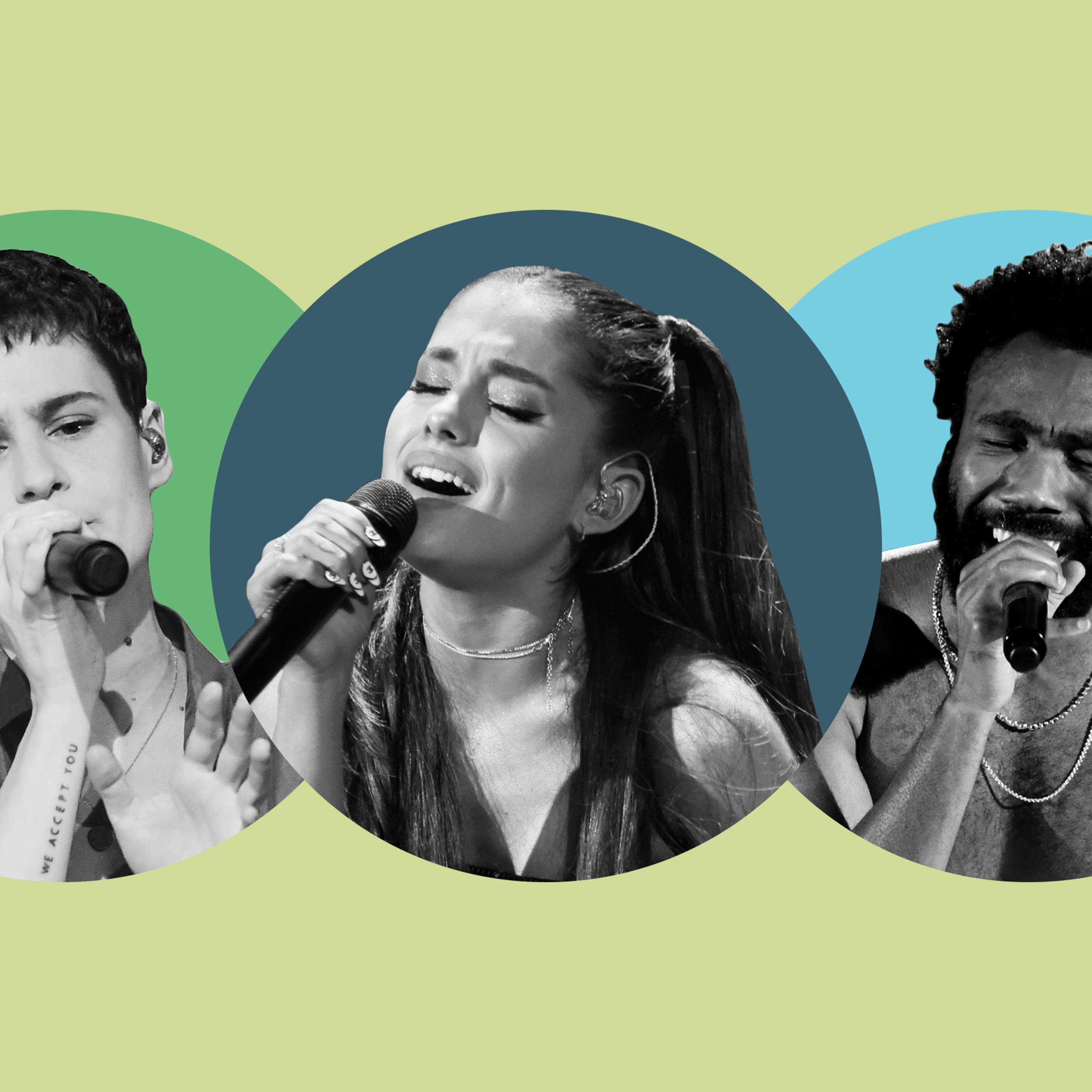 Christine and the Queens; Ariana Grande; Childish Gambino