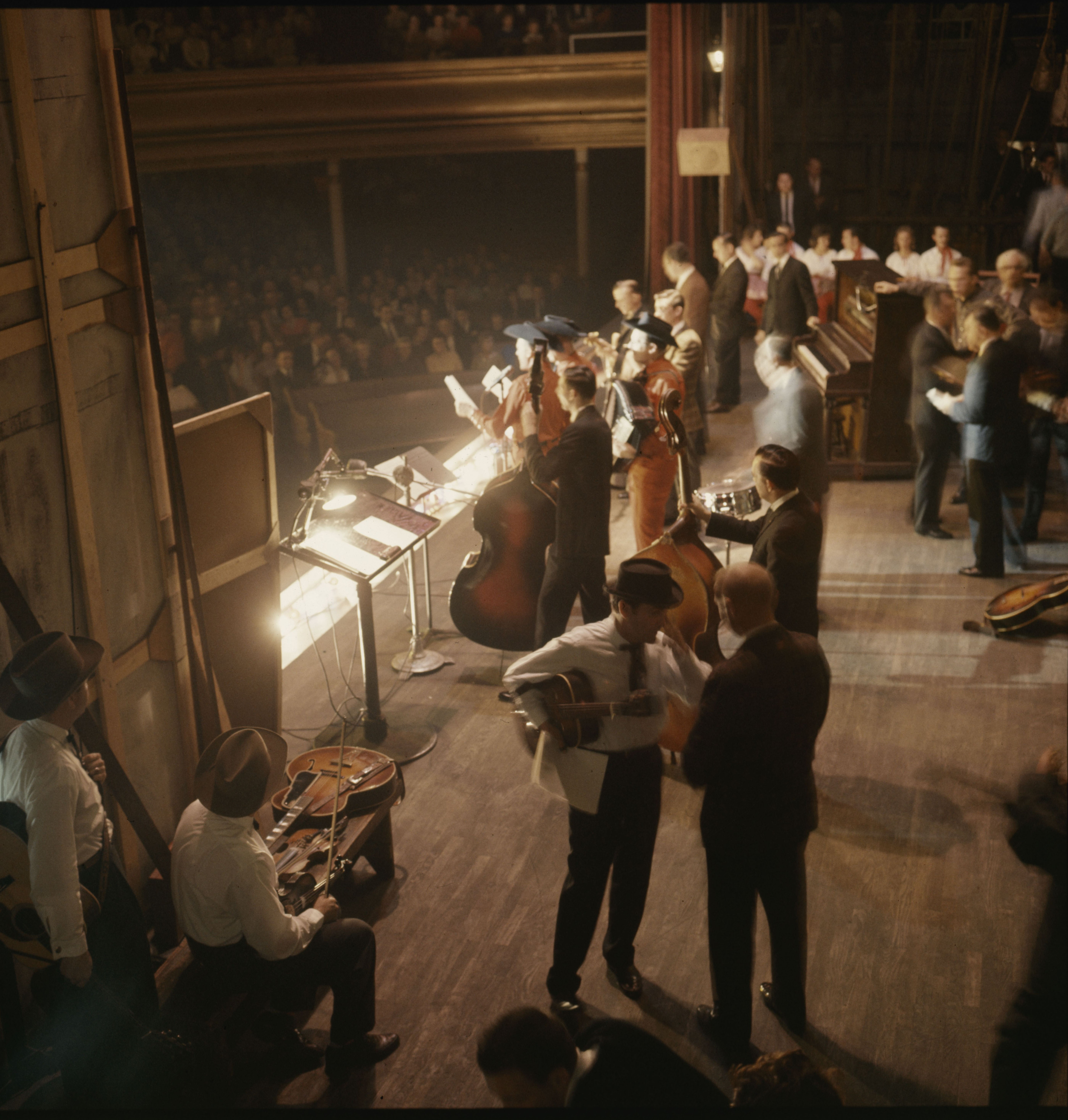 The Grand Ole Opry at the Ryman Auditorium, Nashville, c.1960.Photograph by Les Leverett