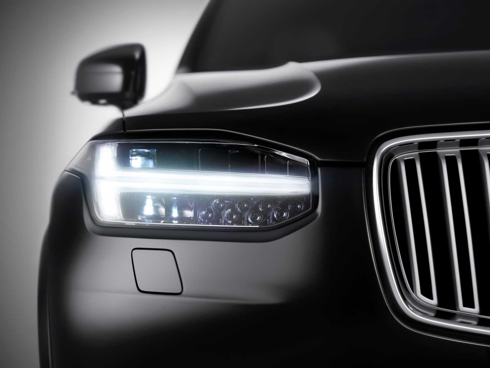 Front detail of Volvo's new XC90
