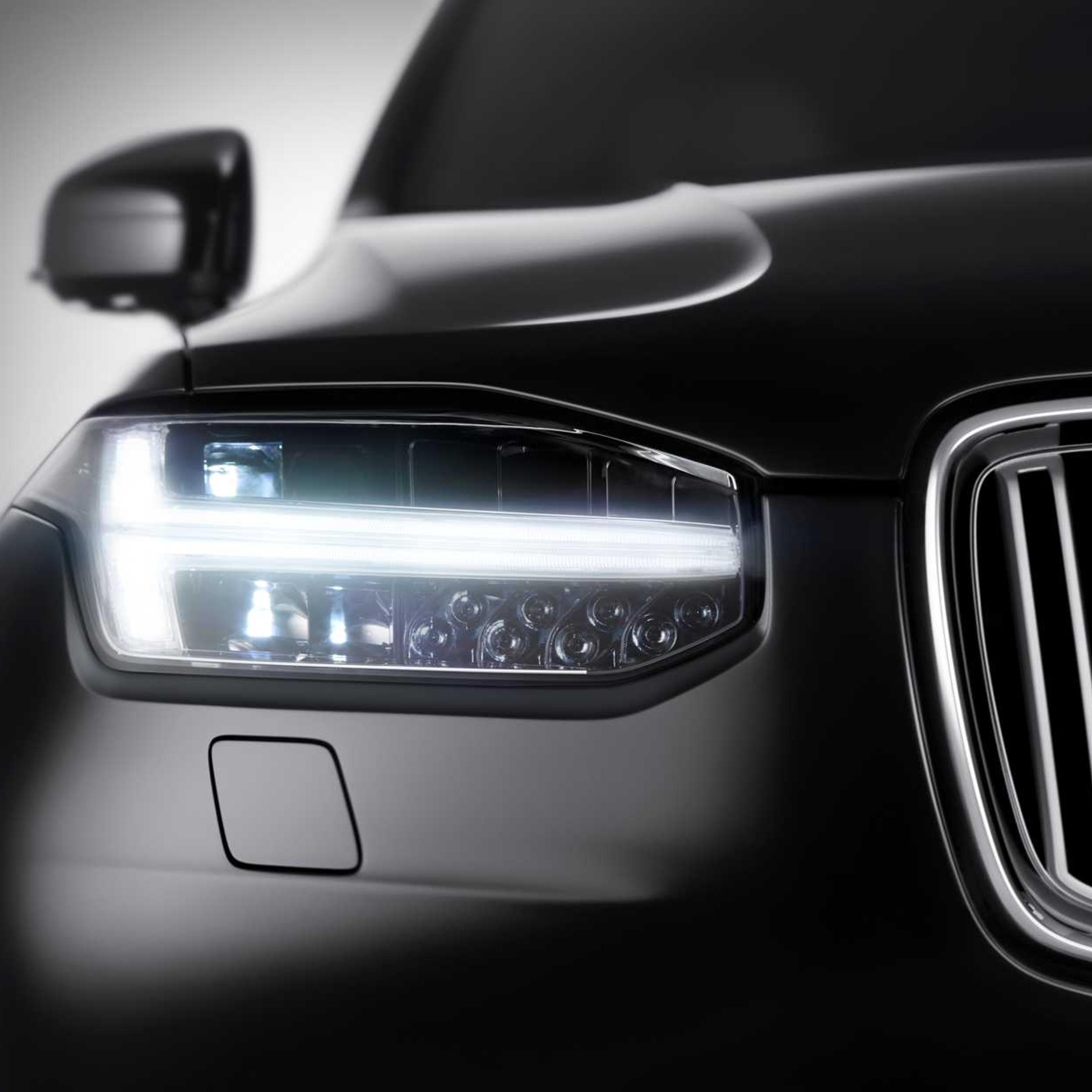 Front detail of Volvo's new XC90