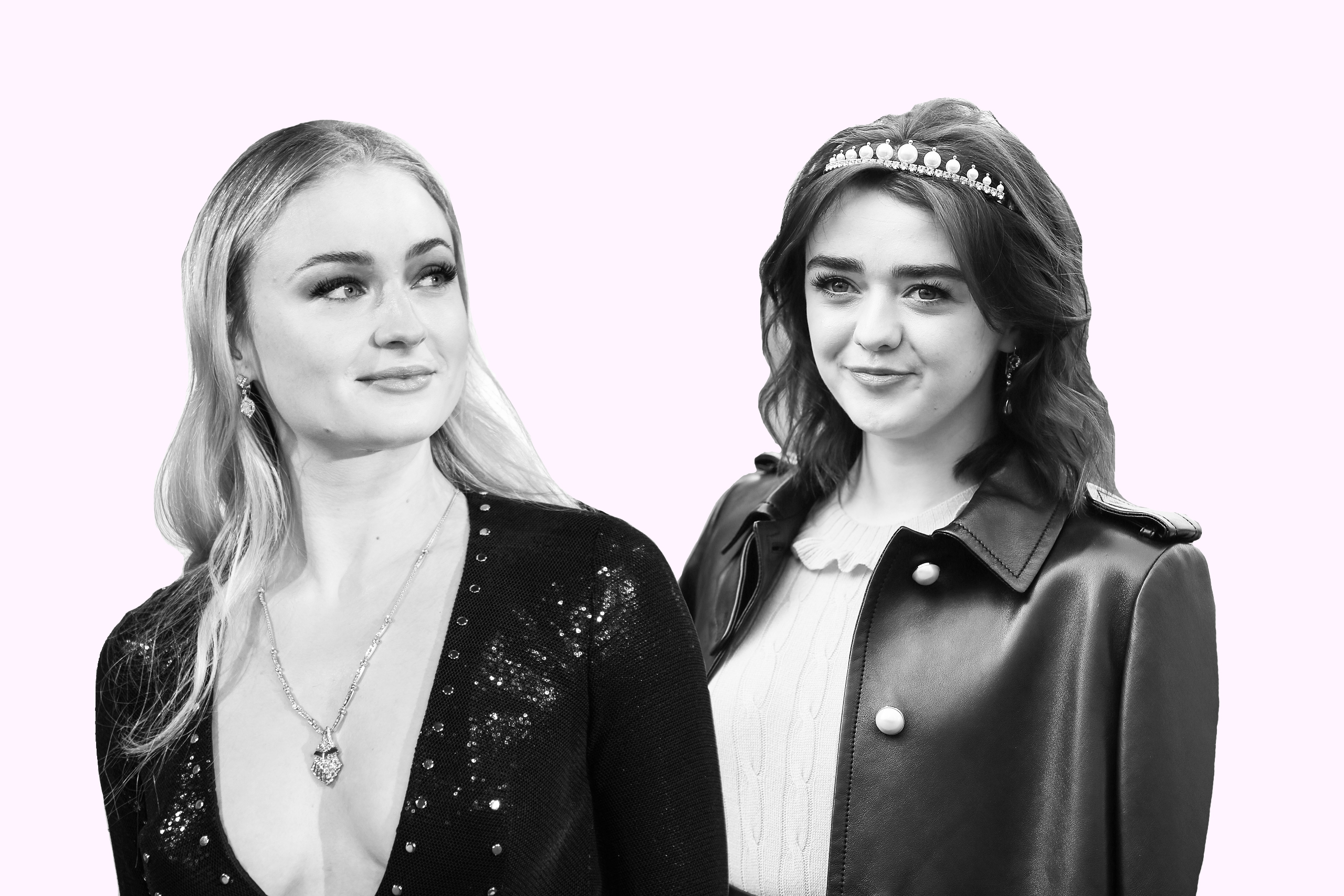 Sophie Turner and Maisie Williams.