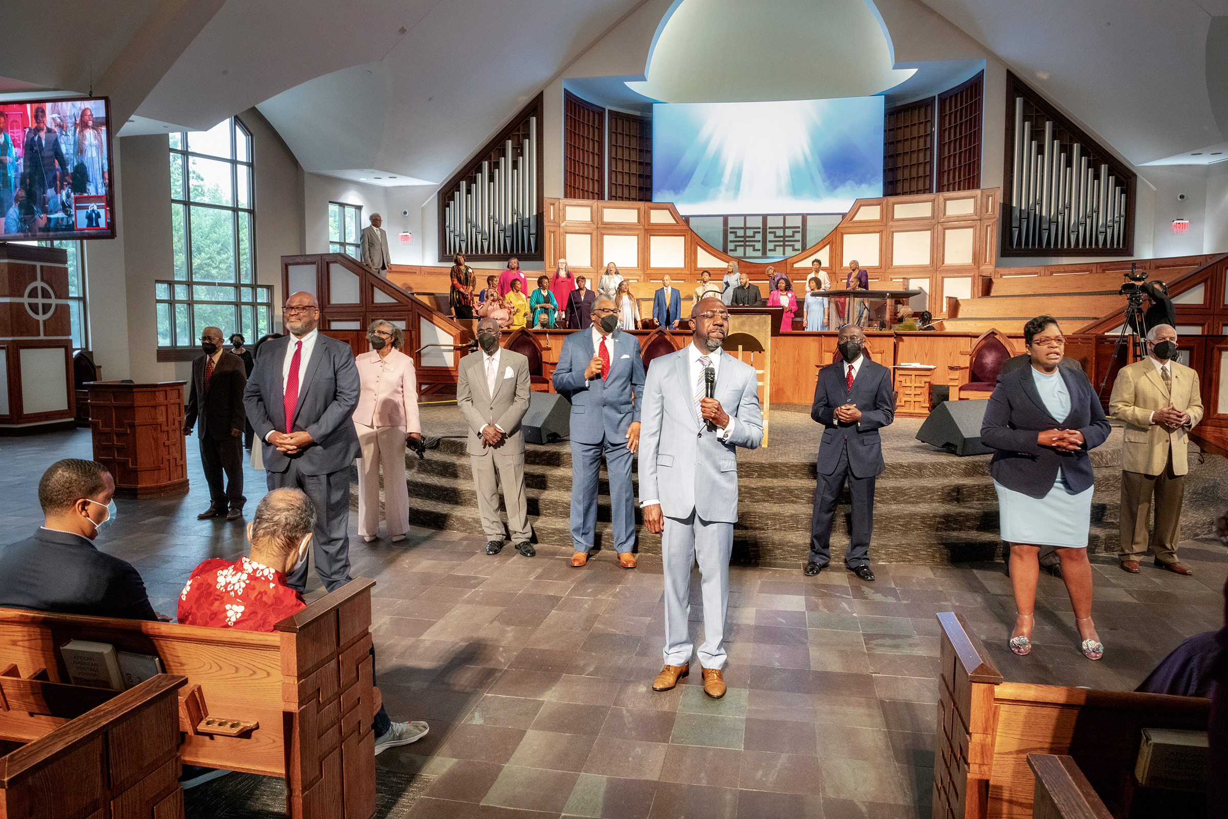 Senator Raphael Warnock Is Running for the Soul of Georgia