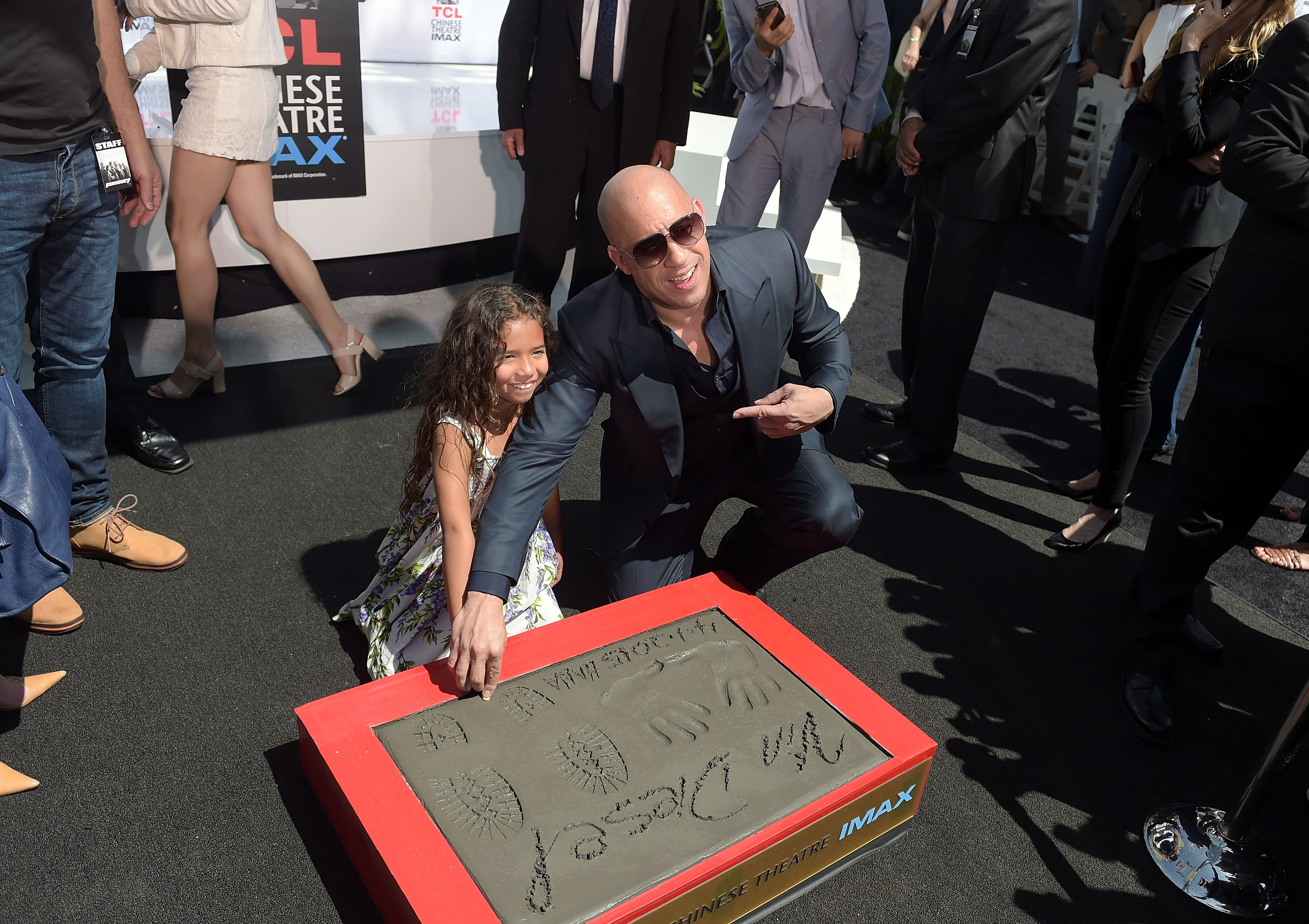 Vin Diesel Immortalized With Hand And Footprint Ceremony