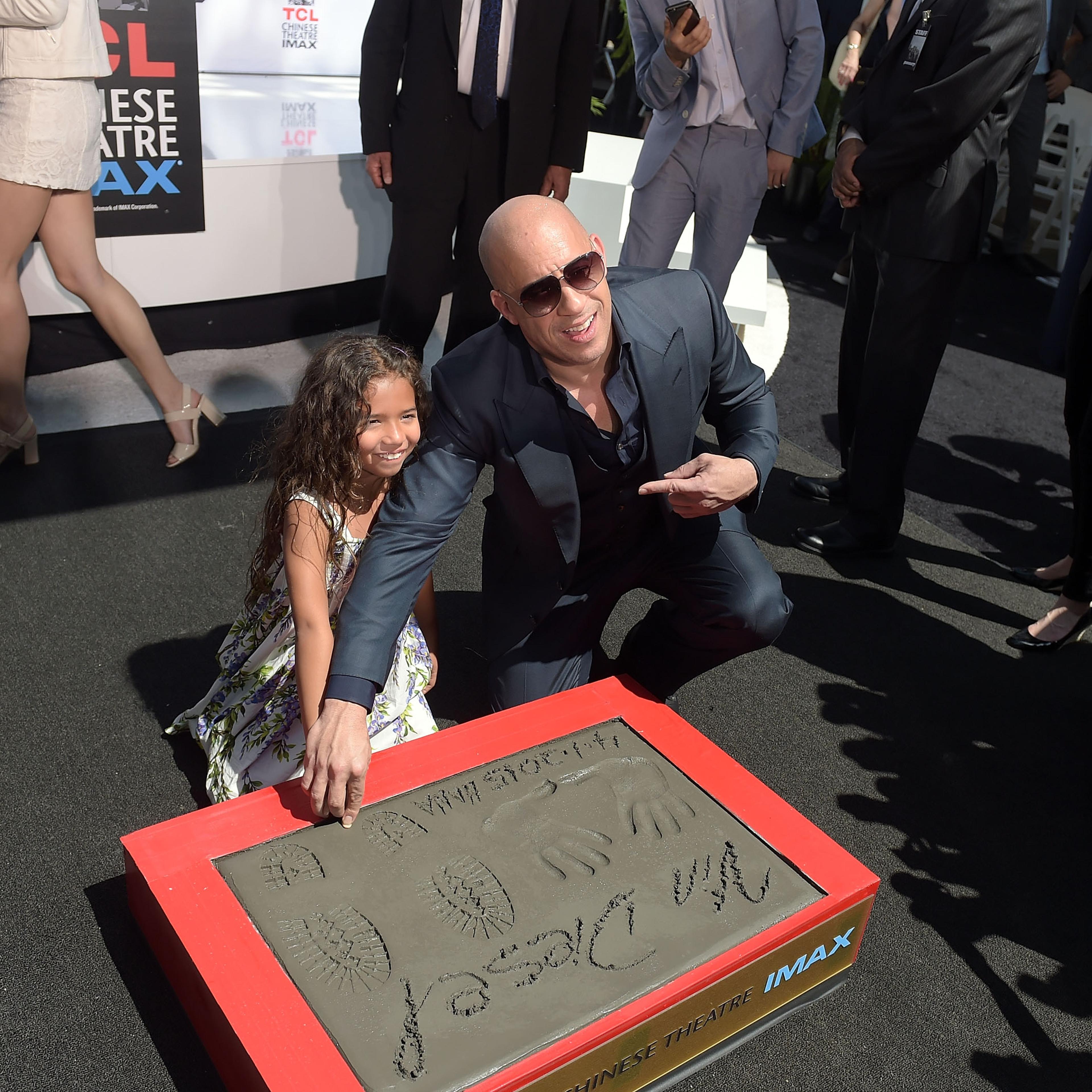 Vin Diesel Immortalized With Hand And Footprint Ceremony