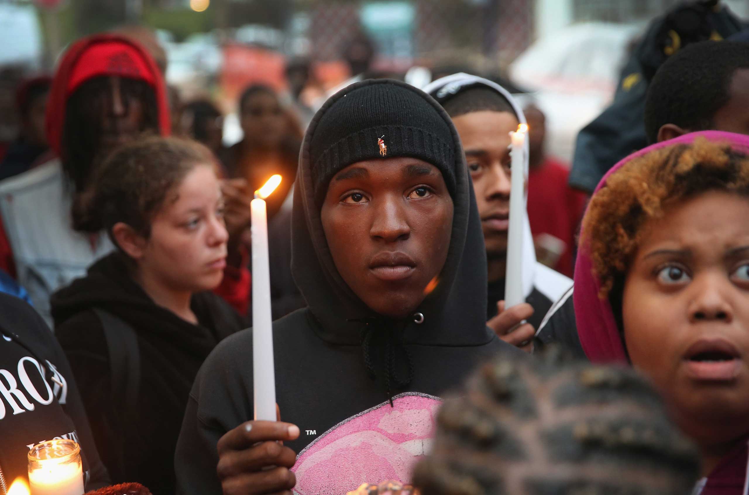 Activists Protest For Justice Against Police Shootings