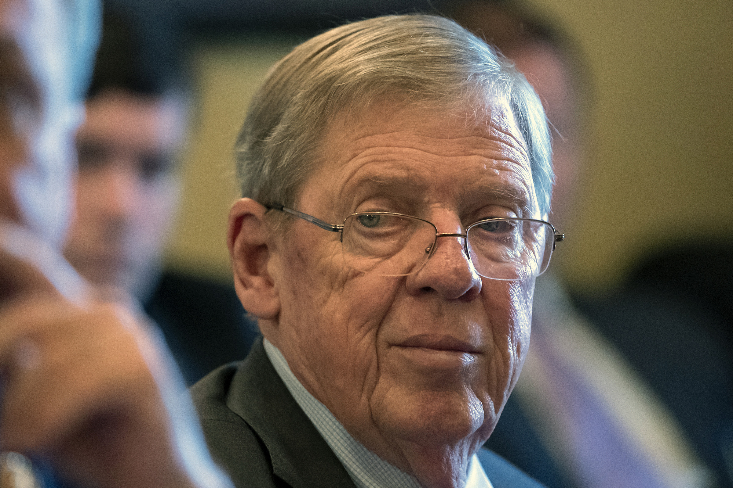 Johnny Isakson, a Republican from Georgia, announced he is retiring from the Senate in December 2019