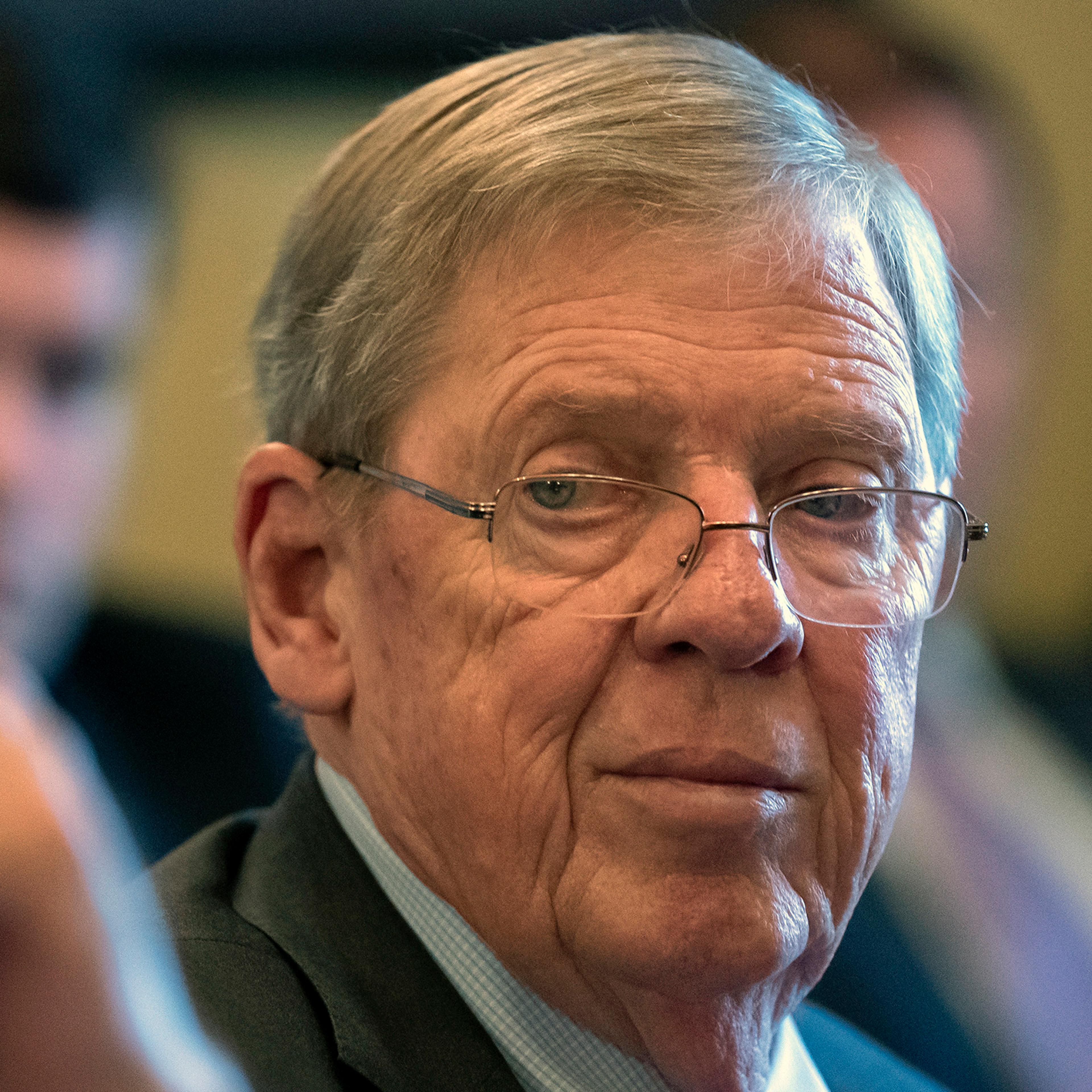 Johnny Isakson, a Republican from Georgia, announced he is retiring from the Senate in December 2019
