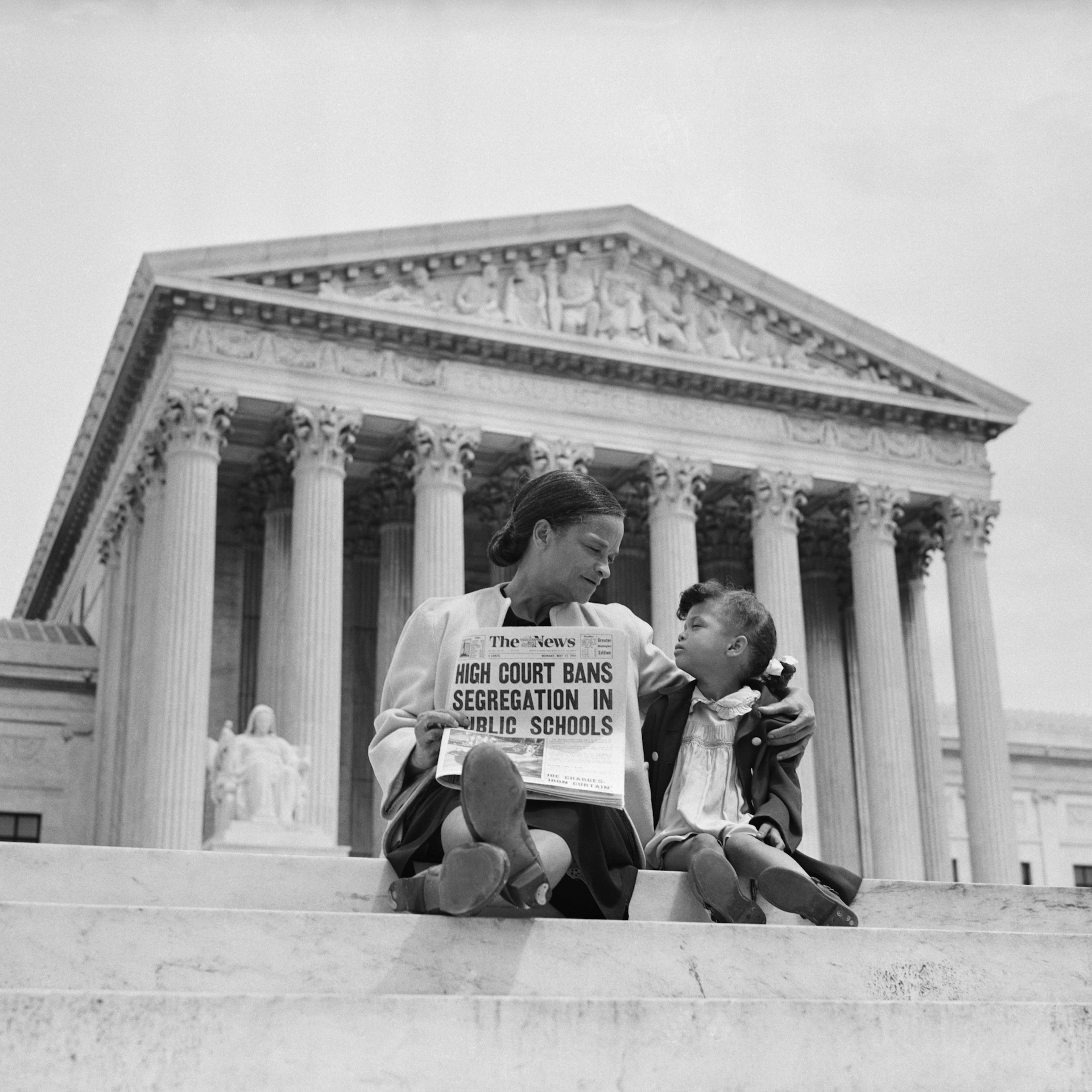 Mother and Daughter at U.S. Supreme Court