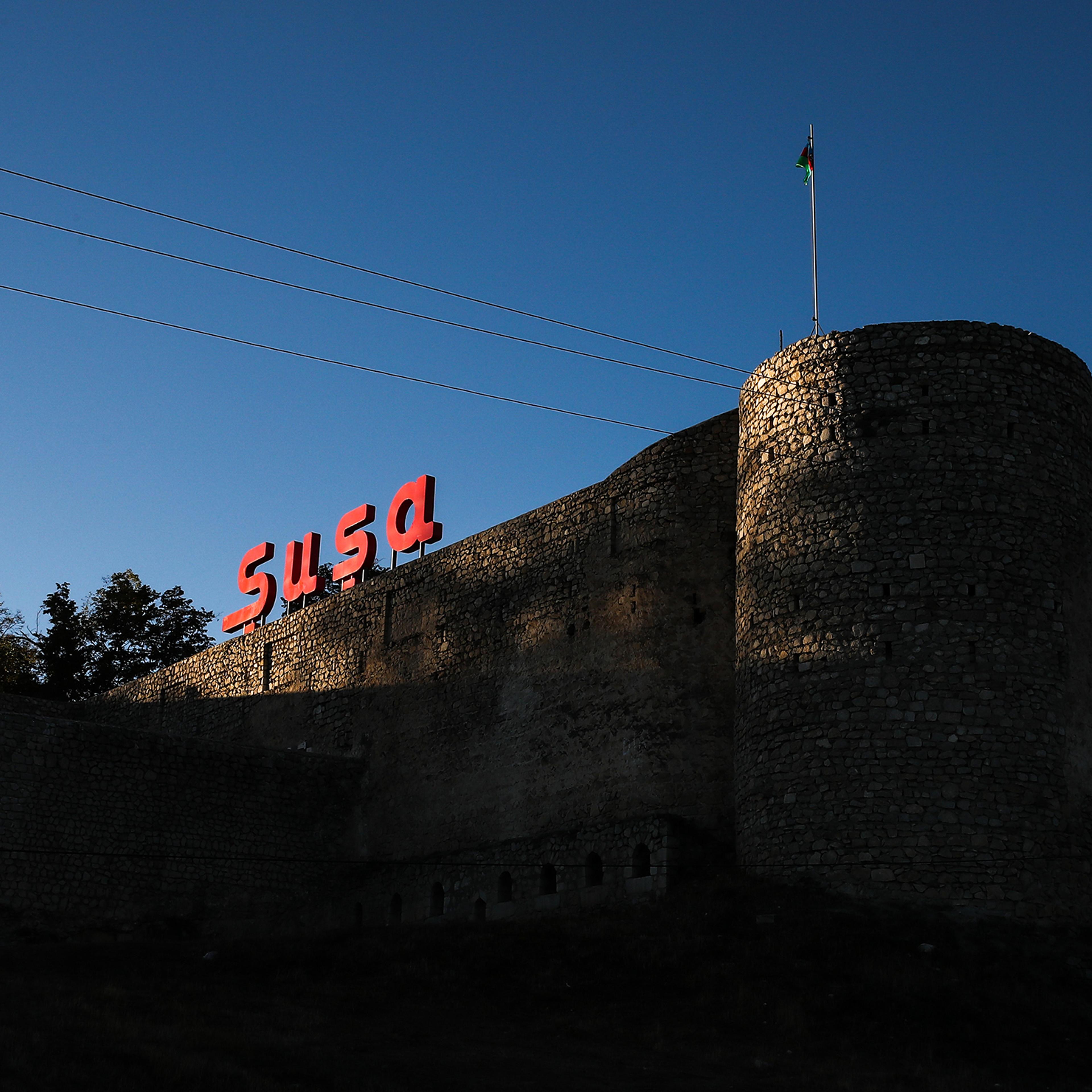 A view of the Shusha Fortress, Sept. 27, 2021.