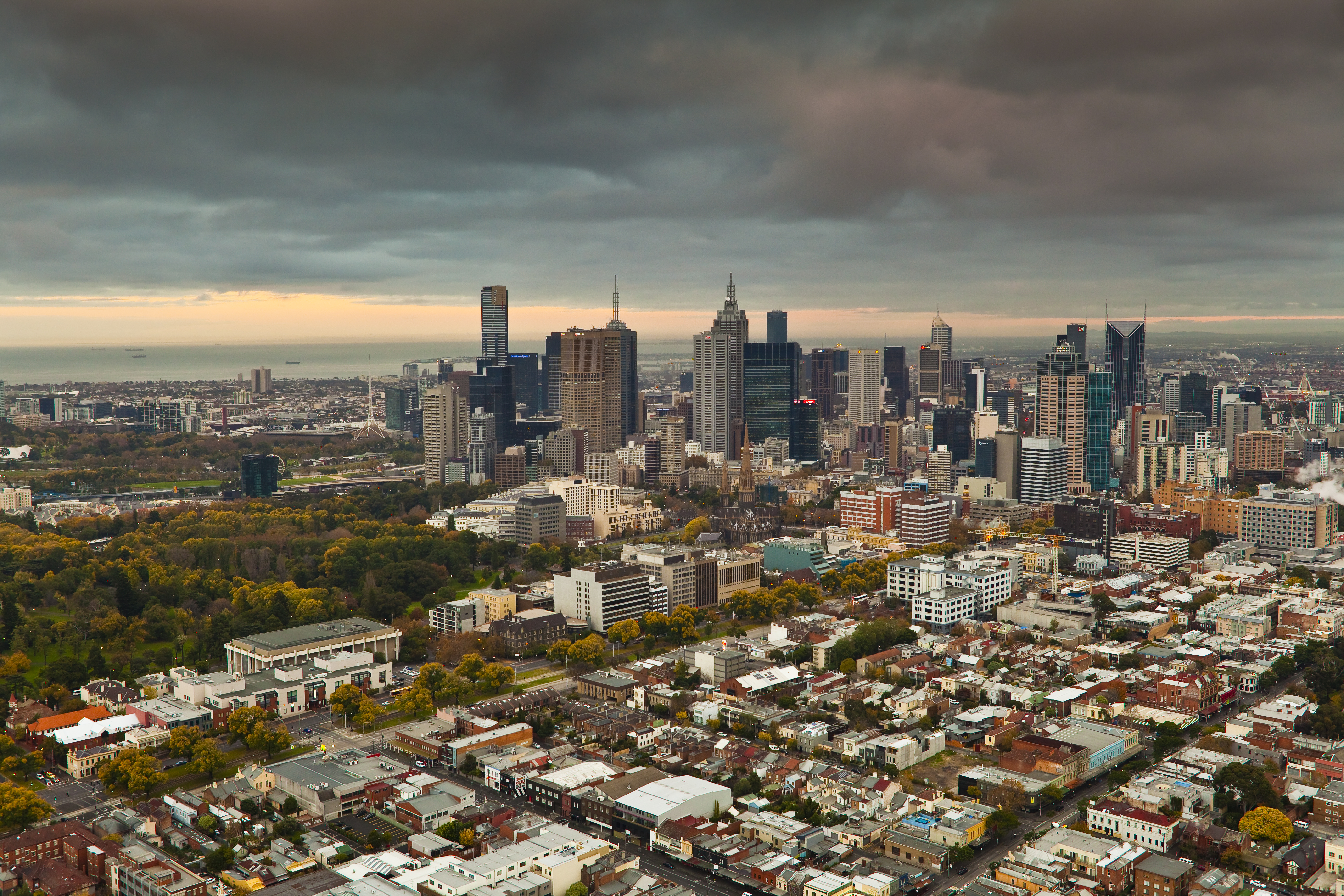 city aerial
