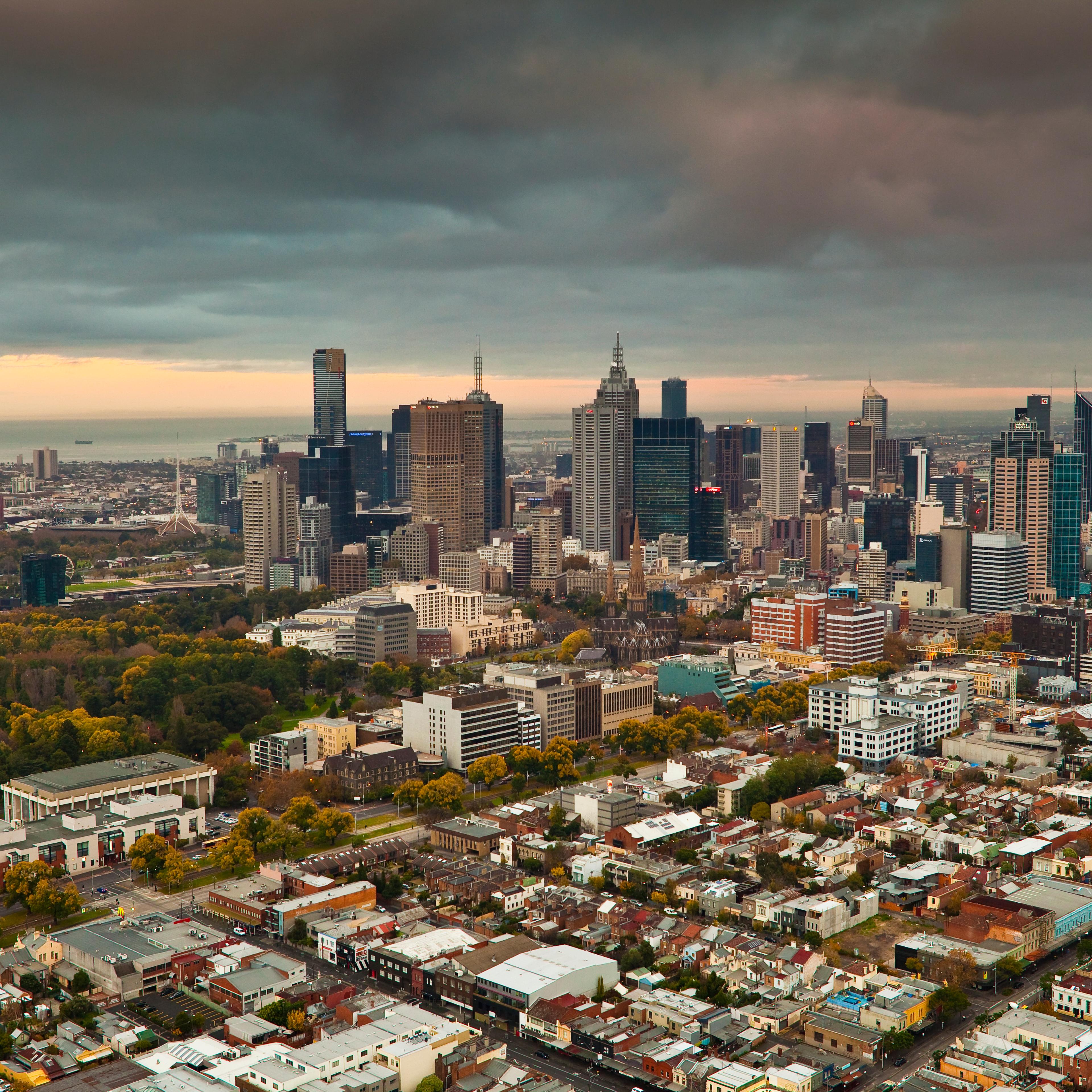 city aerial