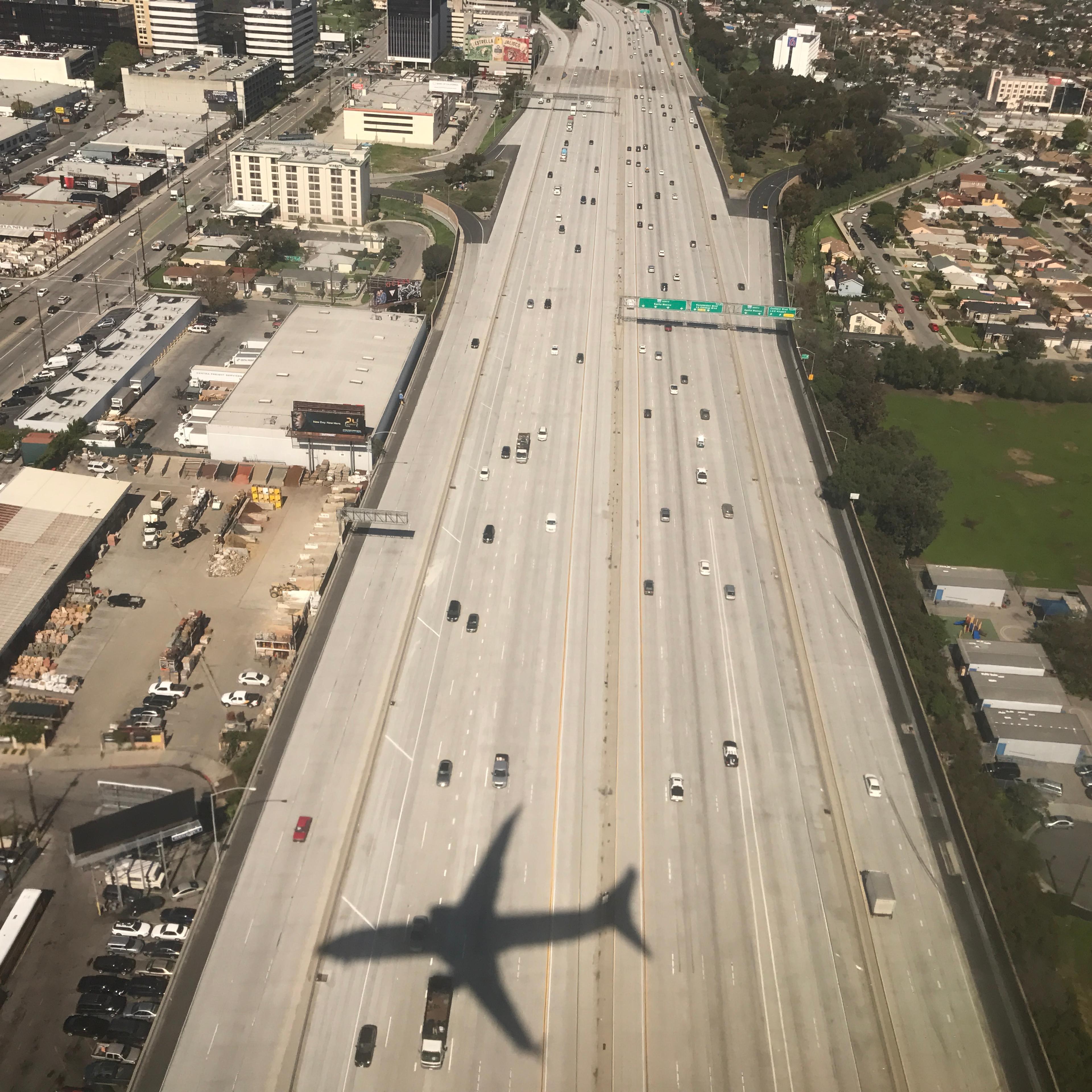 LAX airport and highway