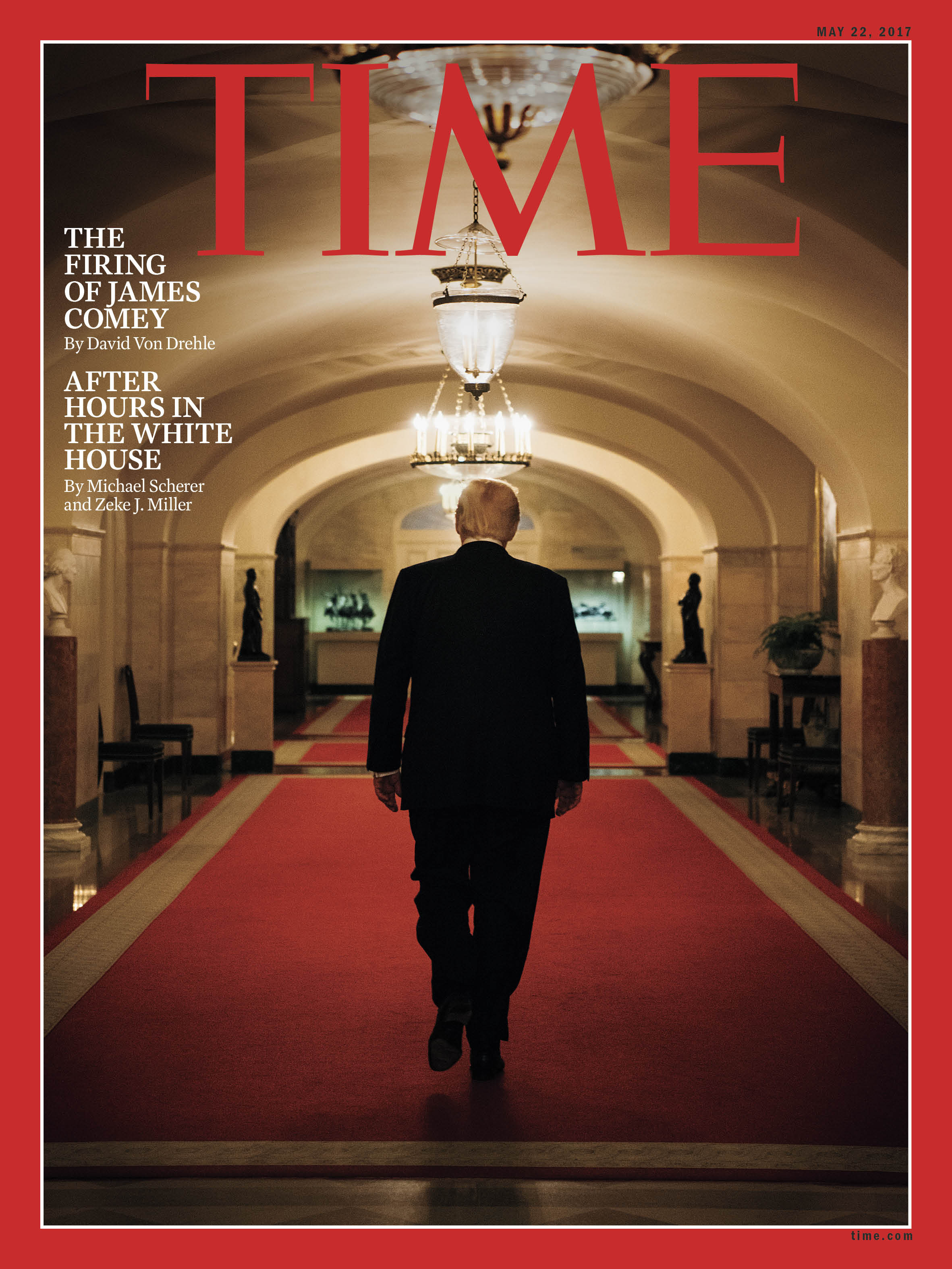 Trump James Comey firing Time Magazine Cover