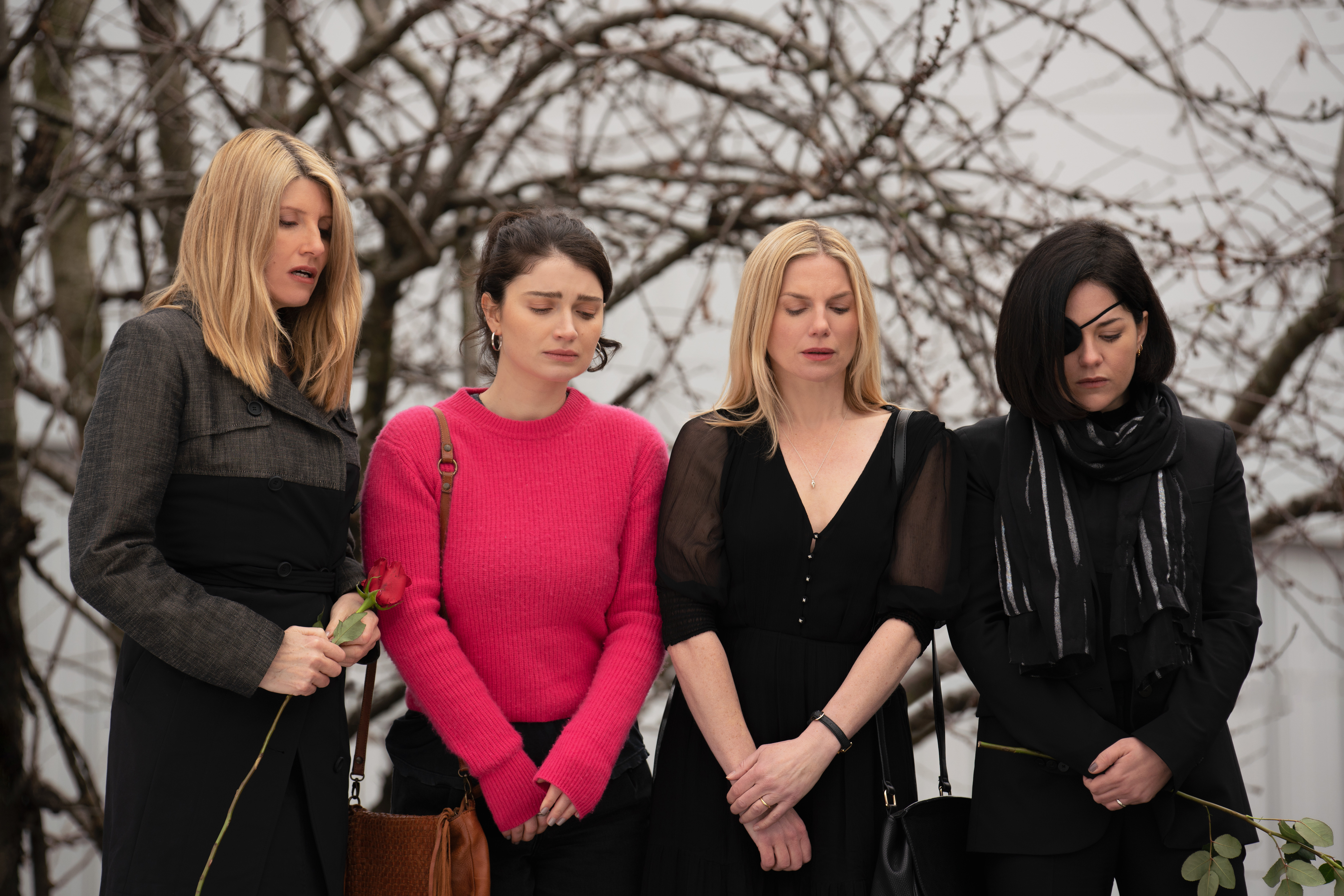 From left: Sharon Horgan, Eve Hewson, Eva Birthistle and Sarah Greene in 'Bad Sisters'