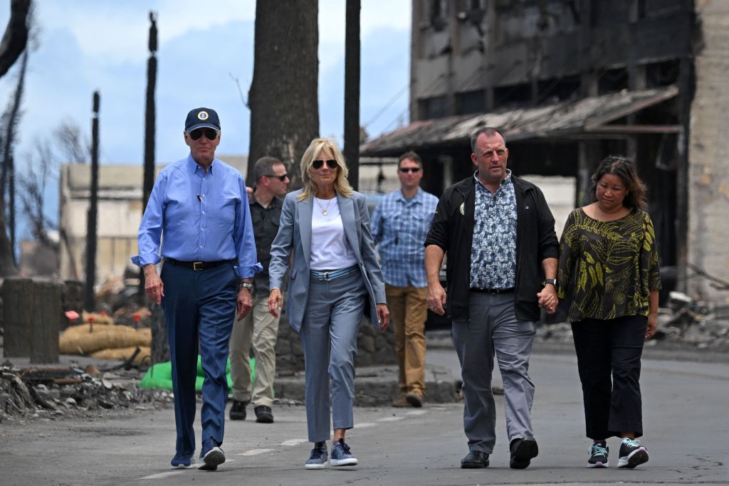 US-POLITICS-FIRE-MAUI-BIDEN