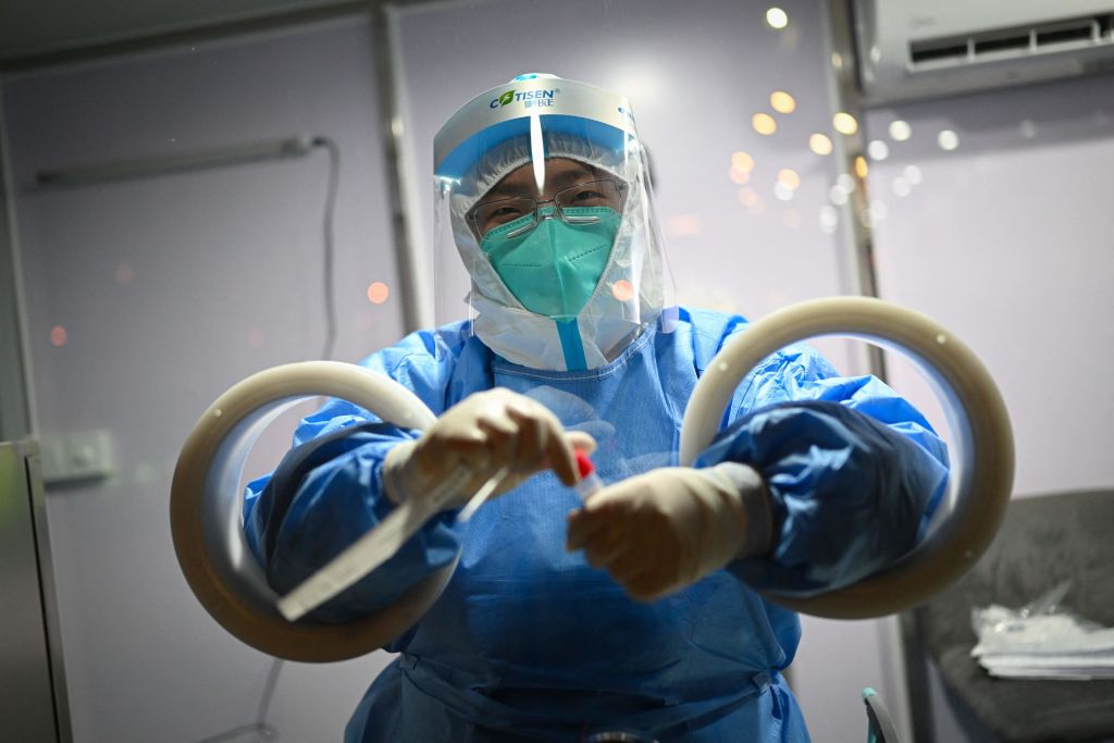 TOPSHOT-OLY-2022-BEIJING-HEALTH