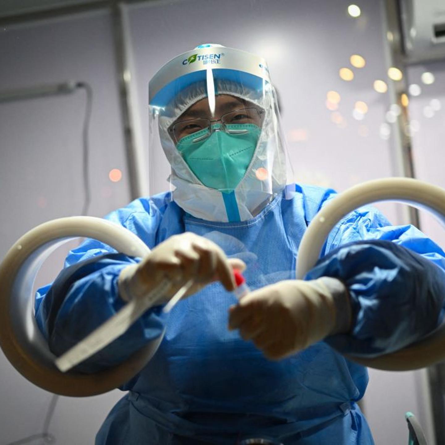 TOPSHOT-OLY-2022-BEIJING-HEALTH