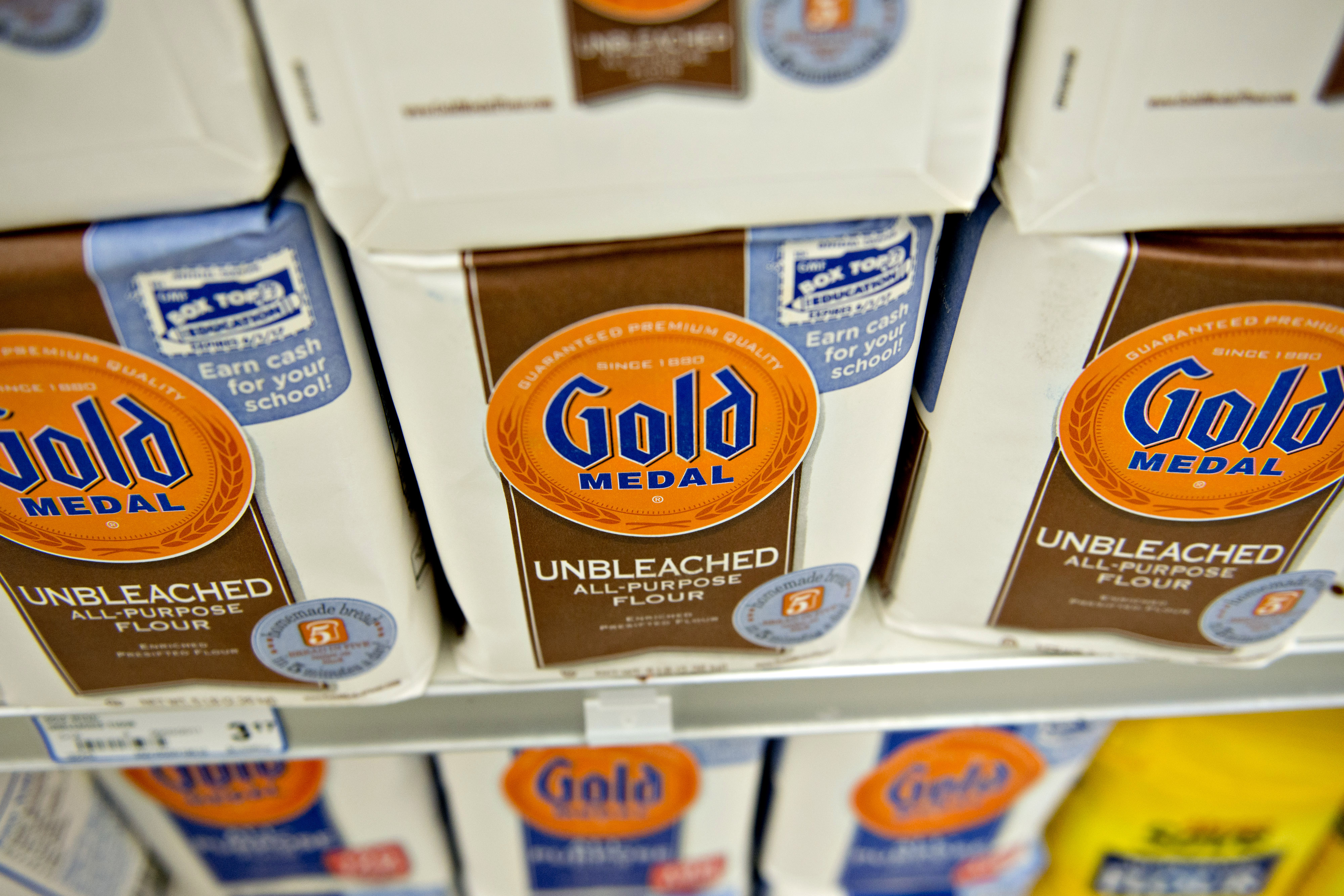 General Mills Inc. Gold Medal flour in Princeton, Ill. on Sept. 17, 2013.