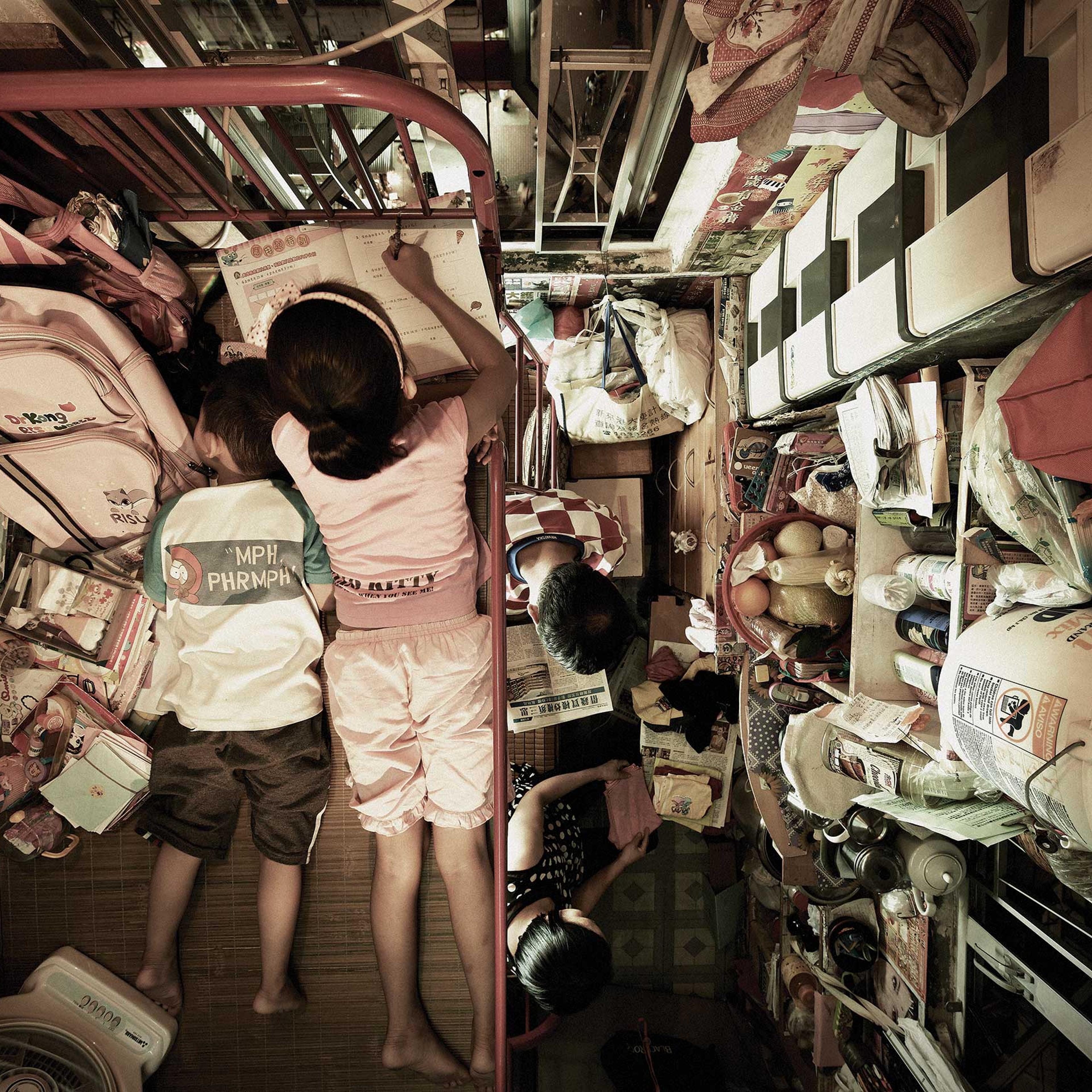 Trapped 08. From the Series: Subdivided Flats, 2012, Hong Kong.
