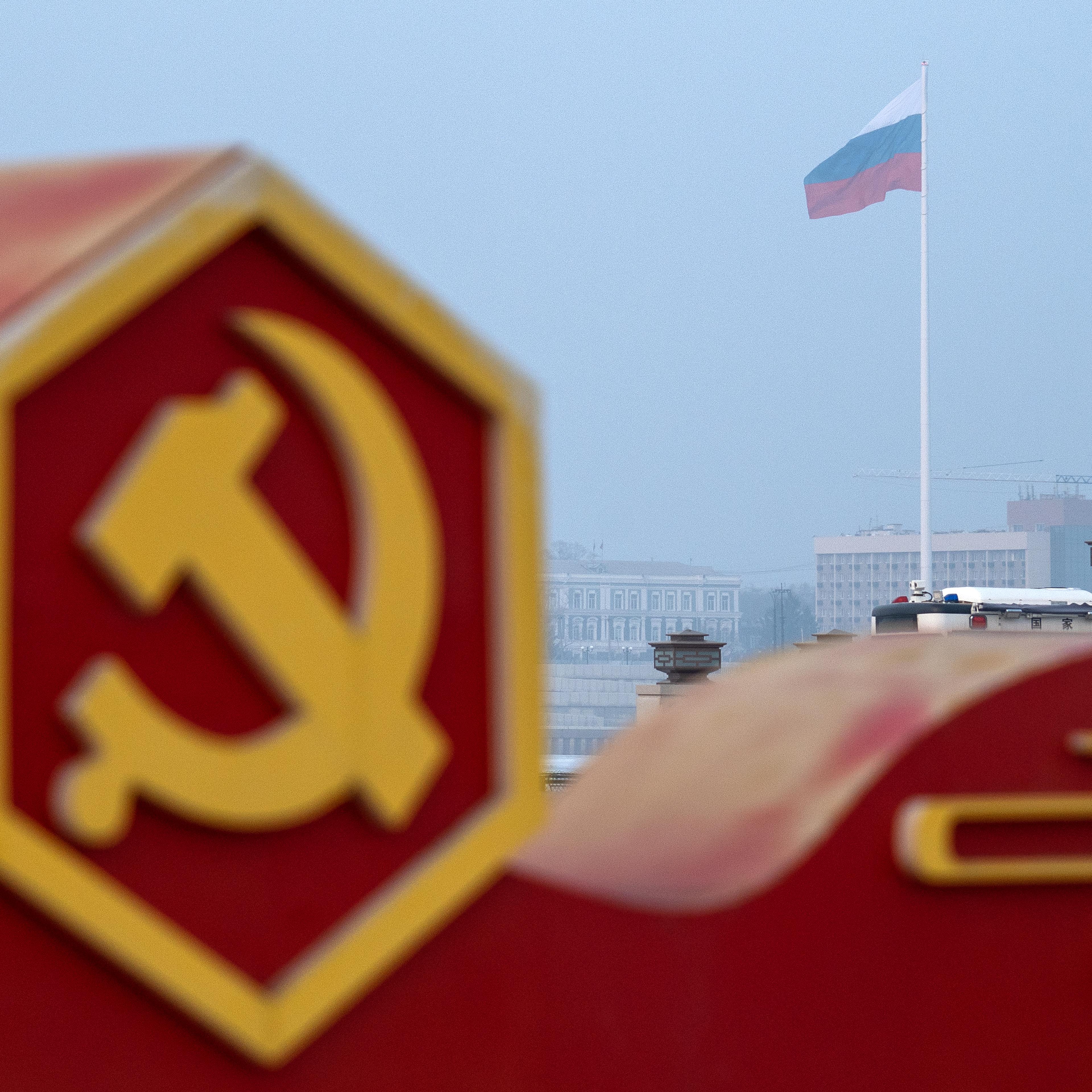 General Views of the Chinese Border Town with Russia Heihe