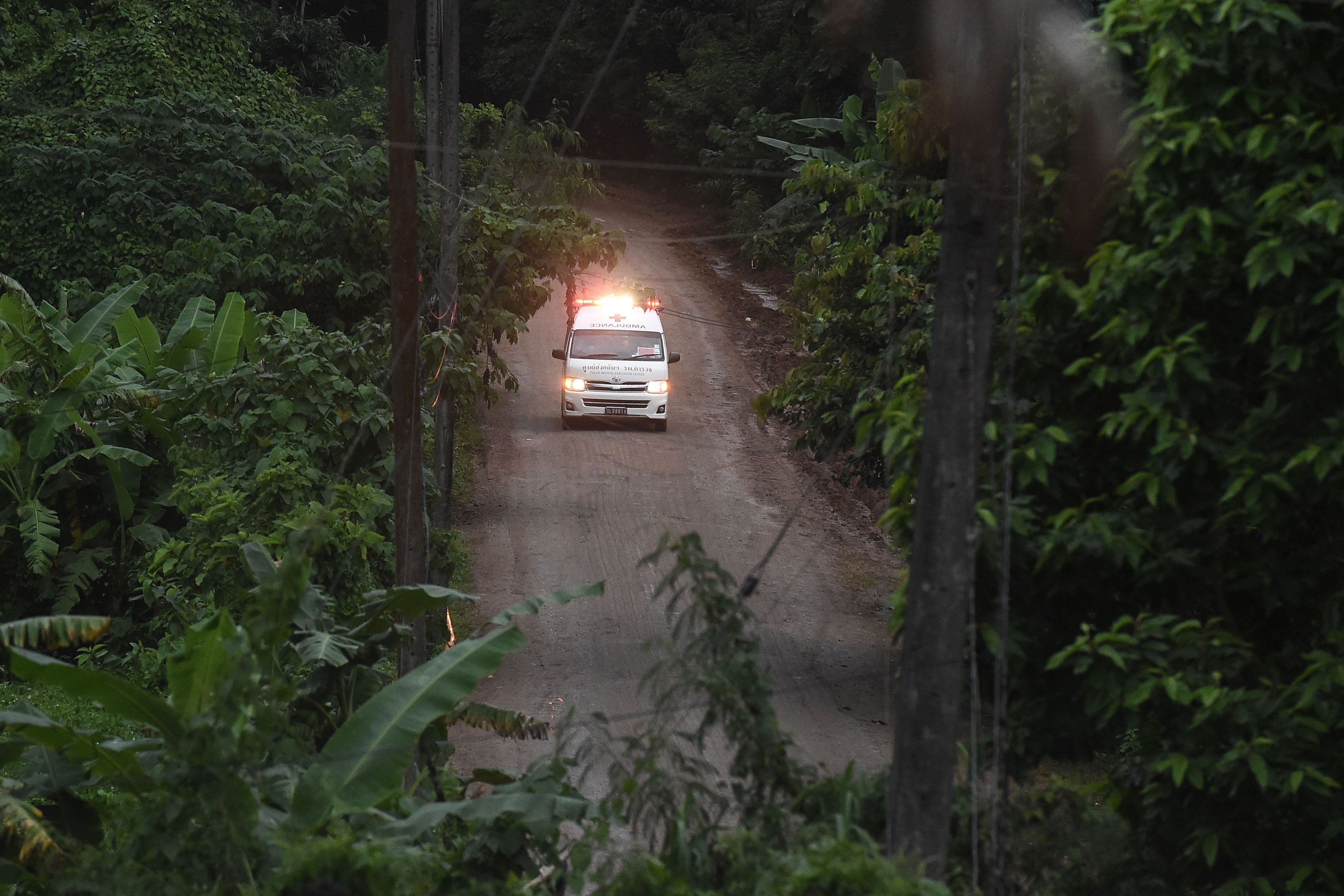THAILAND-WEATHER-ACCIDENT-CHILDREN-CAVE