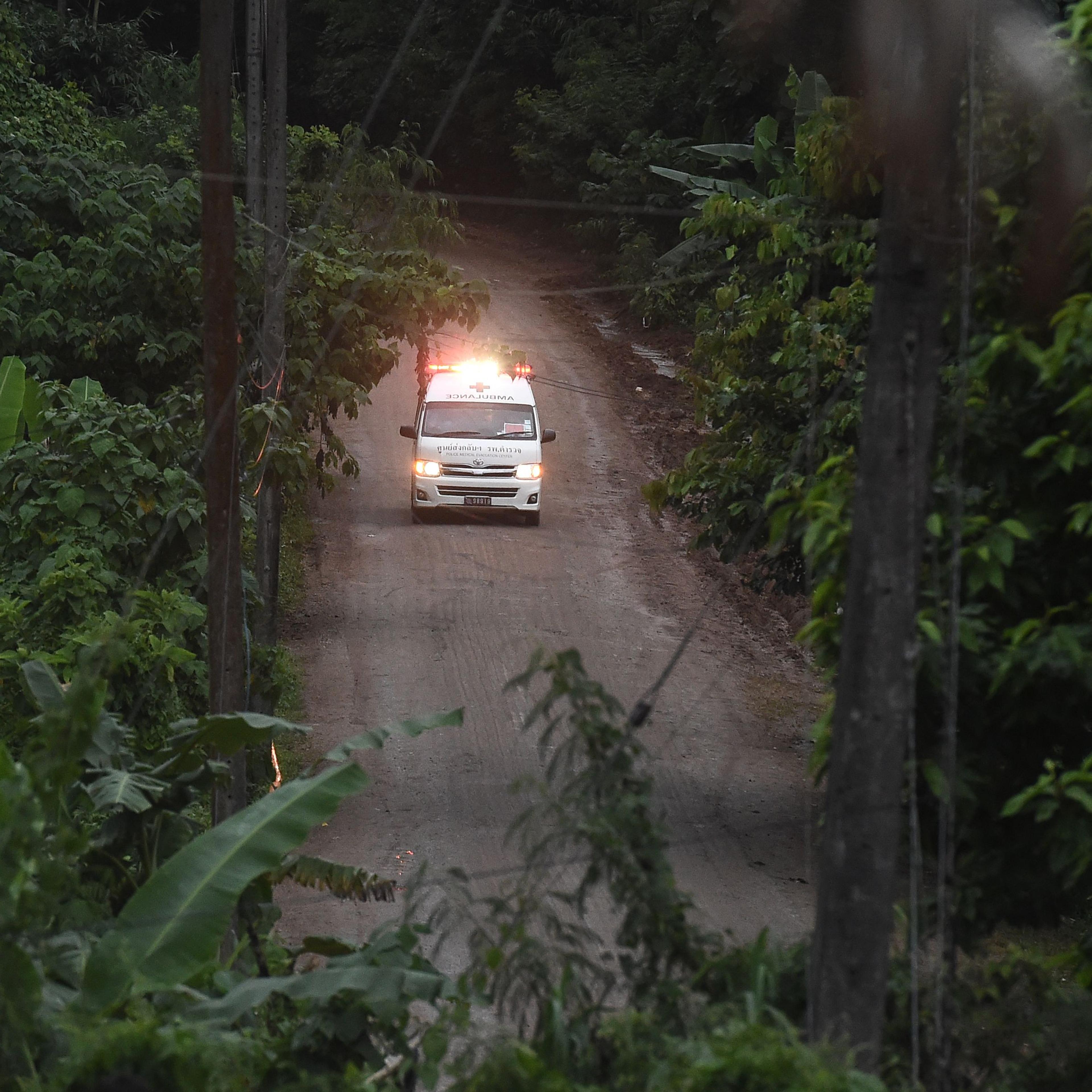 THAILAND-WEATHER-ACCIDENT-CHILDREN-CAVE
