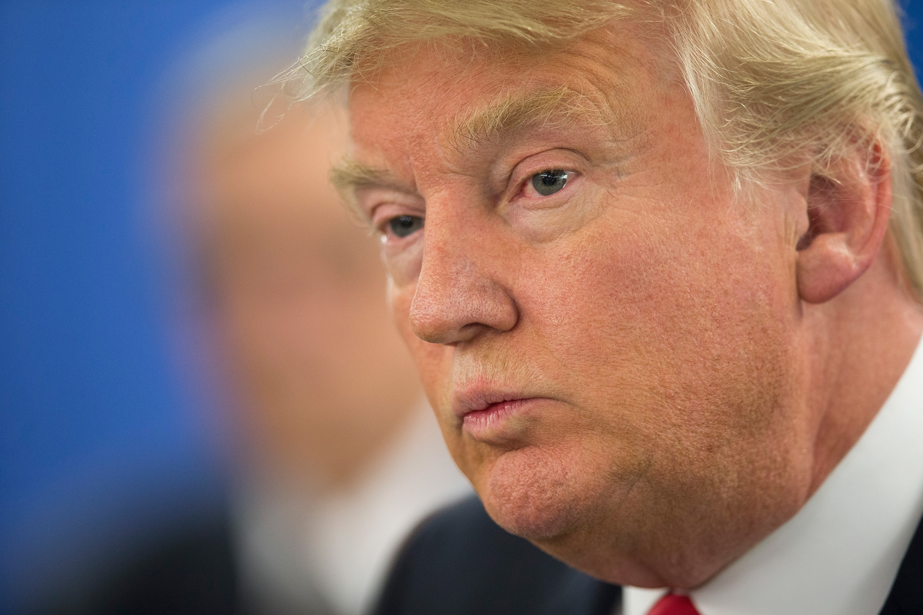 Republican Presidential Candidate Donald Trump Campaigns Throughout Iowa