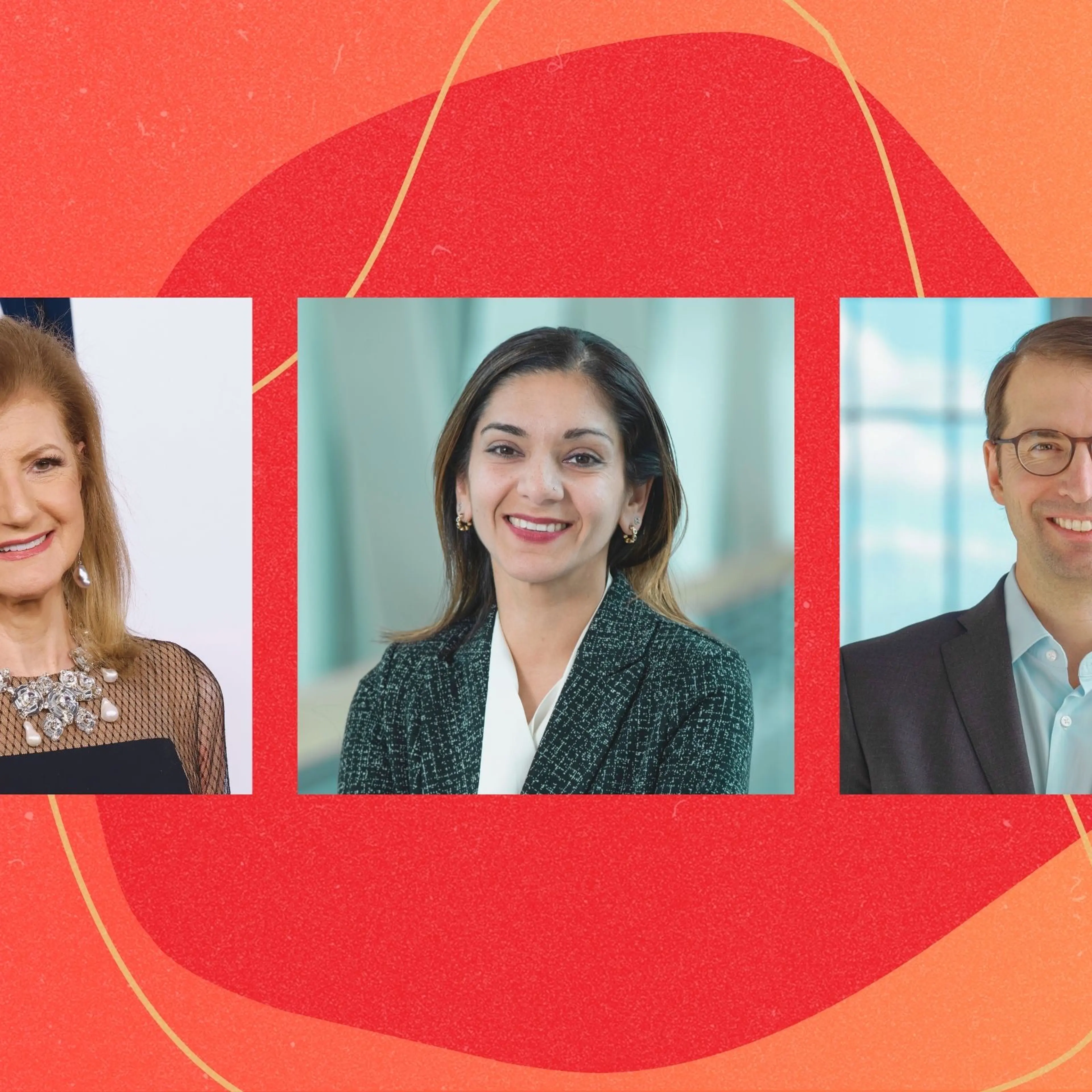 Arianna Huffington,
Dr. Sadiya Khan, Victor Bultó