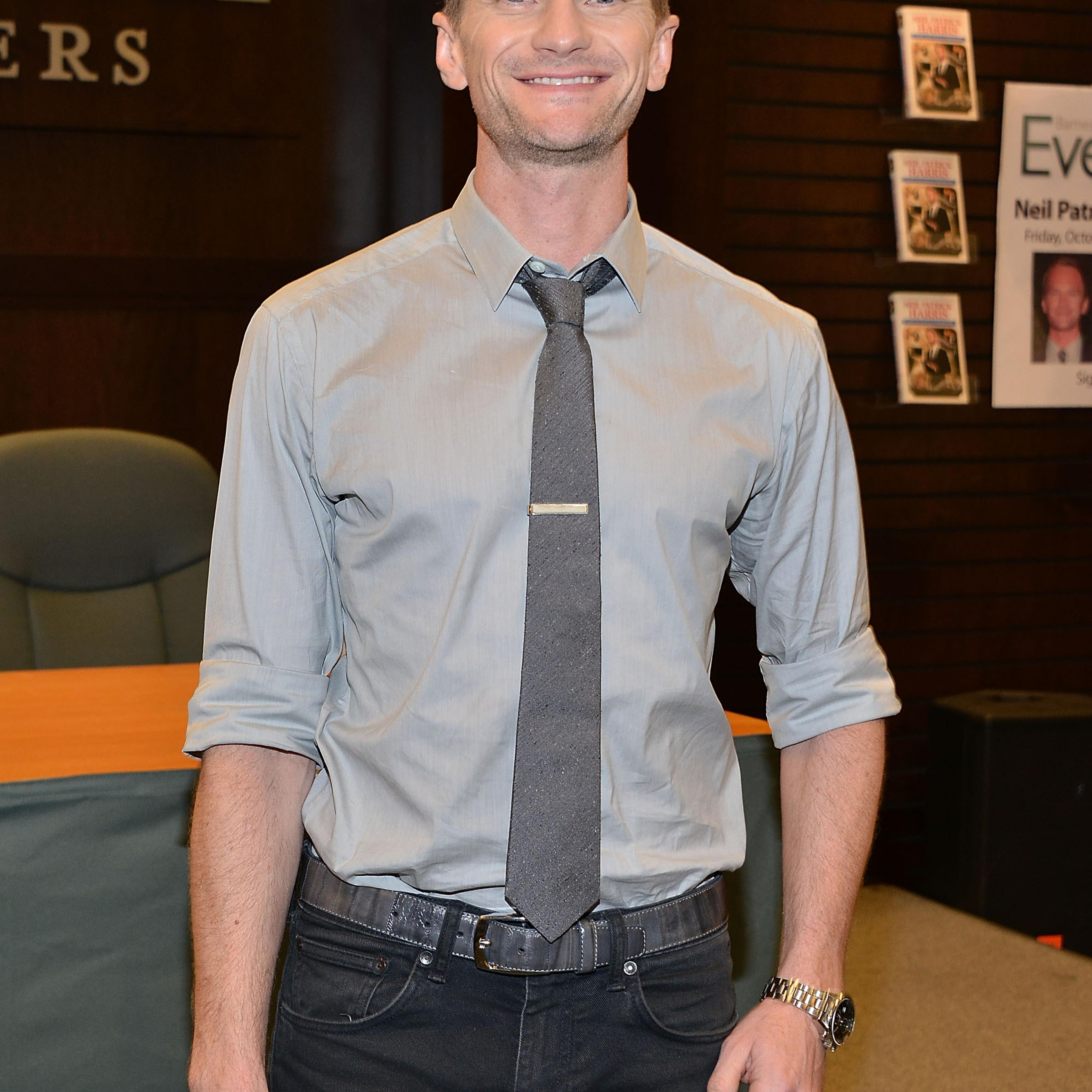 Neil Patrick Harris signs copies of his new book "Neil Patrick Harris: Choose Your Own Autobiography" at Barnes & Noble bookstore at Barnes & Noble bookstore at The Grove on October 24v in Los Angeles, California.