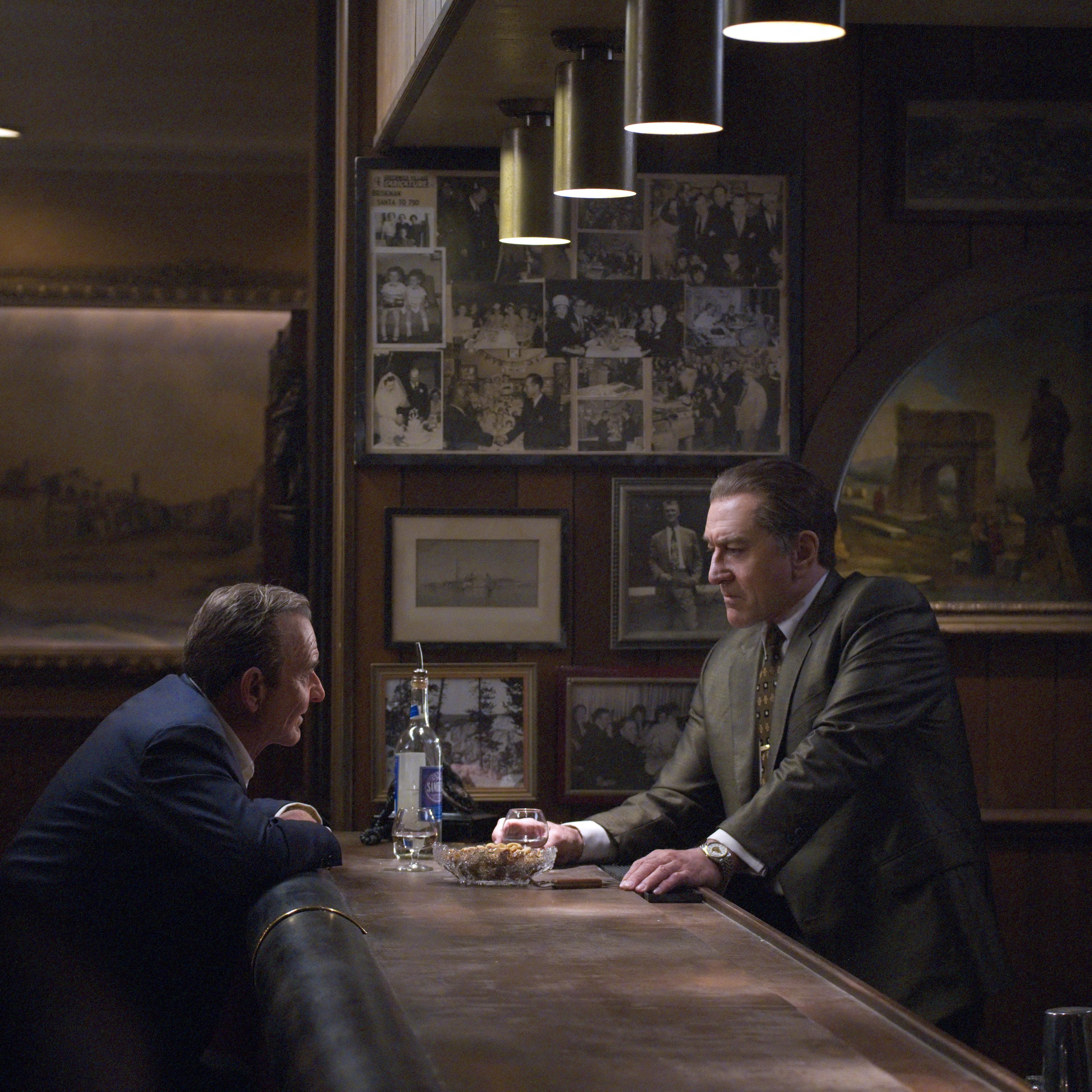 THE IRISHMAN (2019)Joe Pesci (Russell Bufalino) , Robert De Niro (Frank Sheeran)