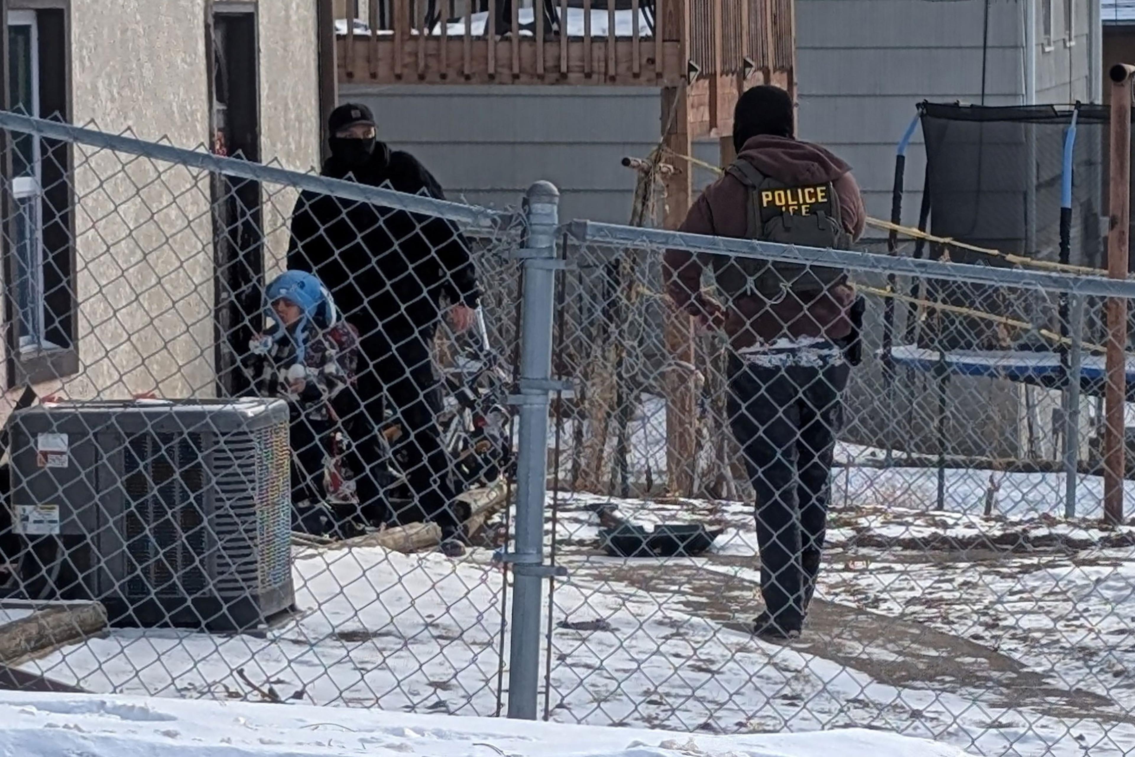 A 5-year-old boy is detained by federal agents in Columbia Heights