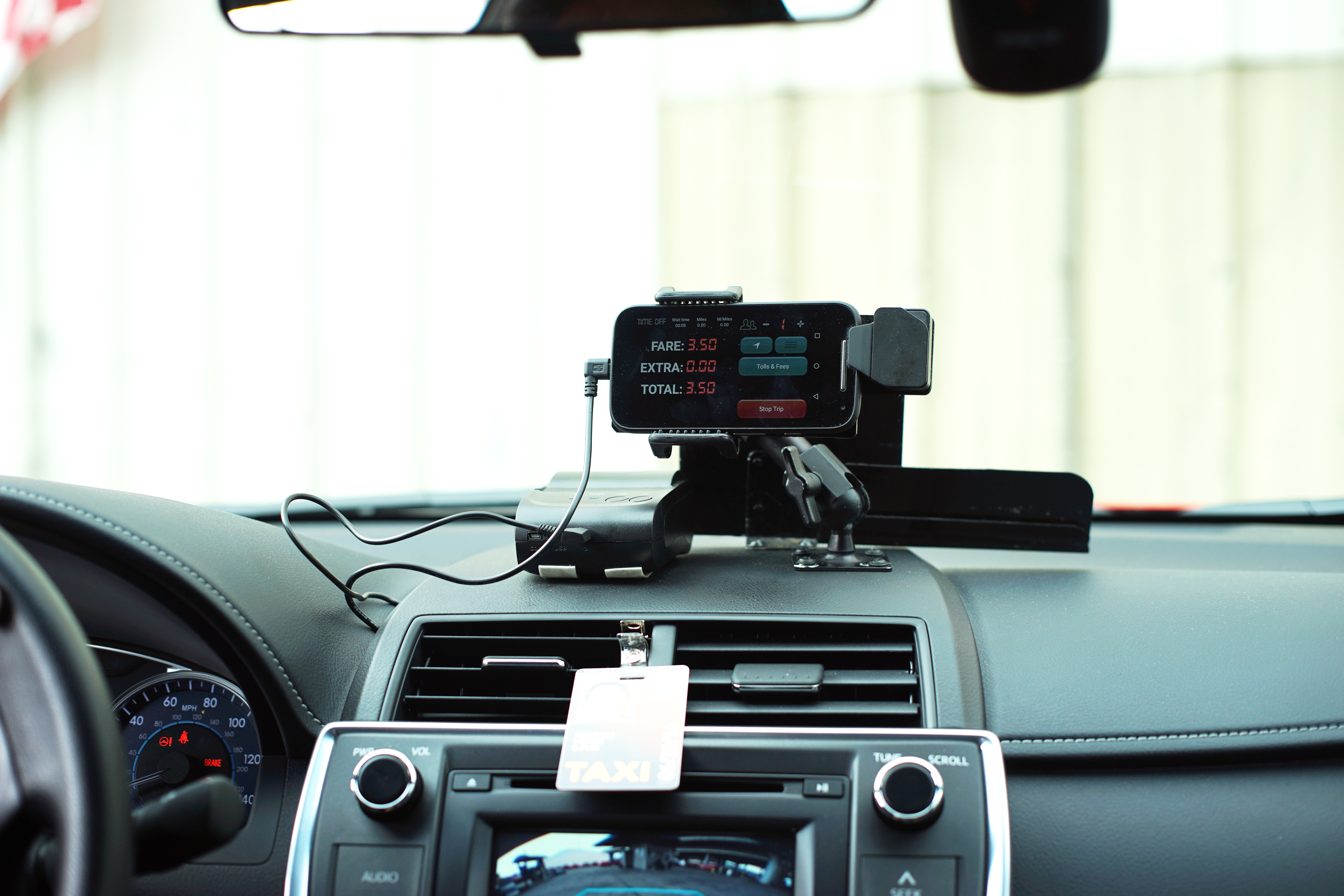 Taxi-app company Flywheel is touting TaxiOS as the first "all-in-one" hardware and software platforms for cabs. 
